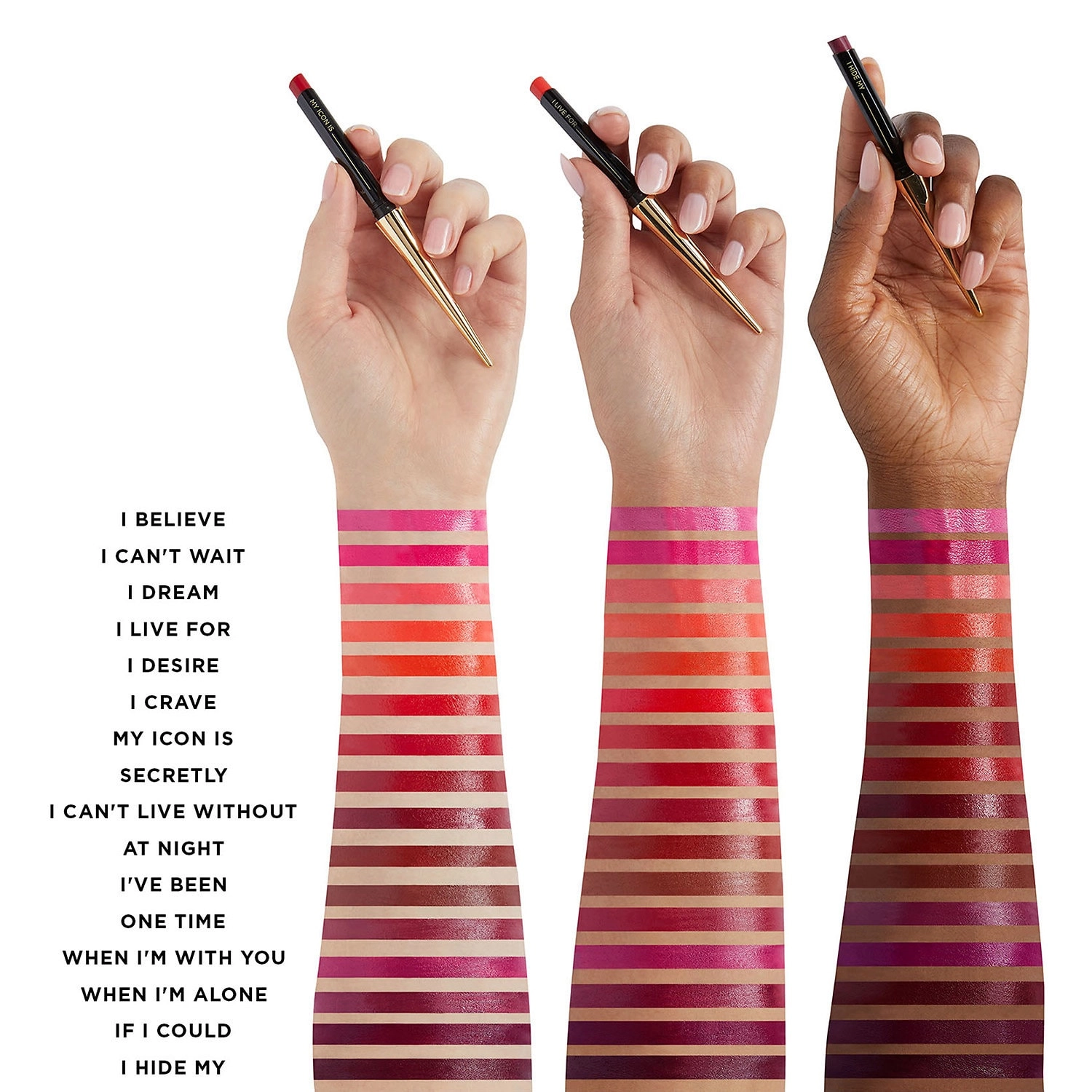 Hourglass Confession™ Ultra Slim High Intensity Lipstick Refill - I Crave, Bright Red - Image 2
