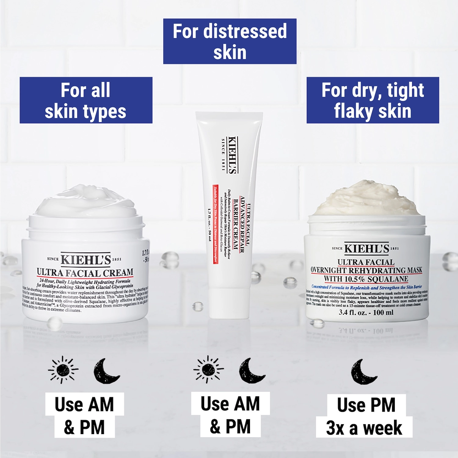 Kiehl's Since 1851 Ultra Facial Refillable Moisturizing Cream with Squalane 5 oz / 150 mL Refill - Image 4