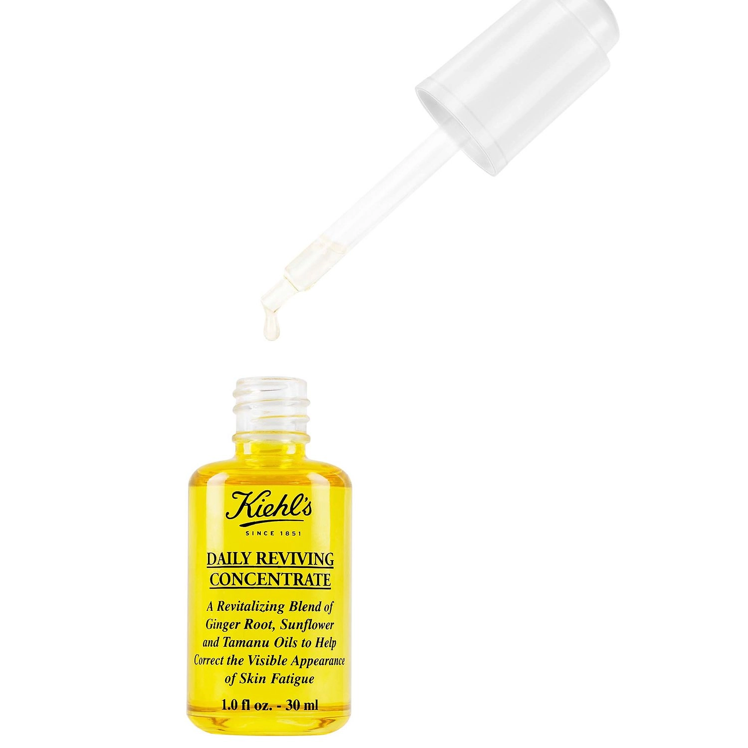 Kiehl's Since 1851 Daily Reviving Concentrate 1.7 oz/50 mL Lightweight Hydrating Face Oil - Image 4