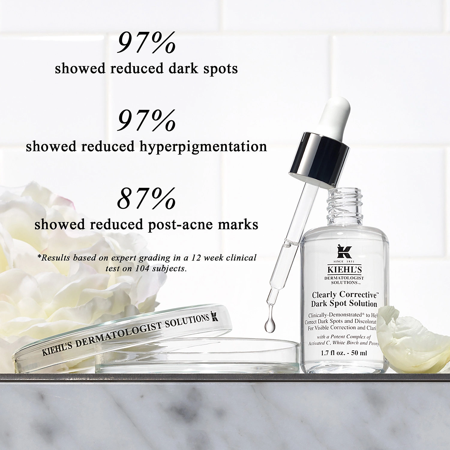 Kiehl's Since 1851 Clearly Corrective Dark Spot Correcting Serum 1 oz/30 ml - Vitamin C, Salicylic Acid - Image 5