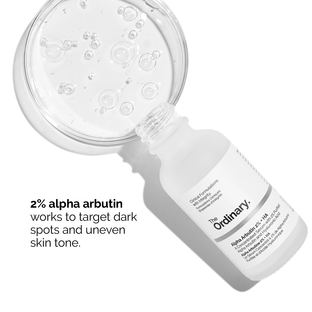 The Ordinary Alpha Arbutin 2% + HA Hyperpigmentation Serum 1 oz/30 mL Vegan - Image 3