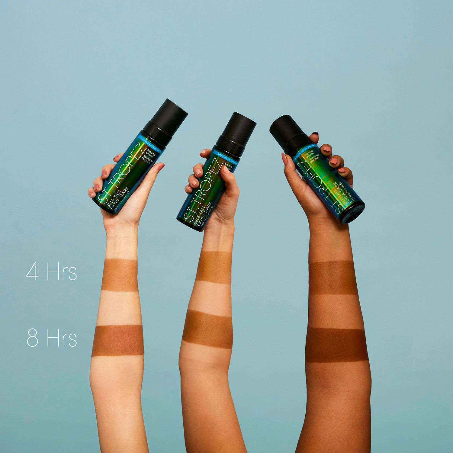 St. Tropez Self Tan Extra Dark Bronzing Mousse 6.7 oz/200 mL - Image 3