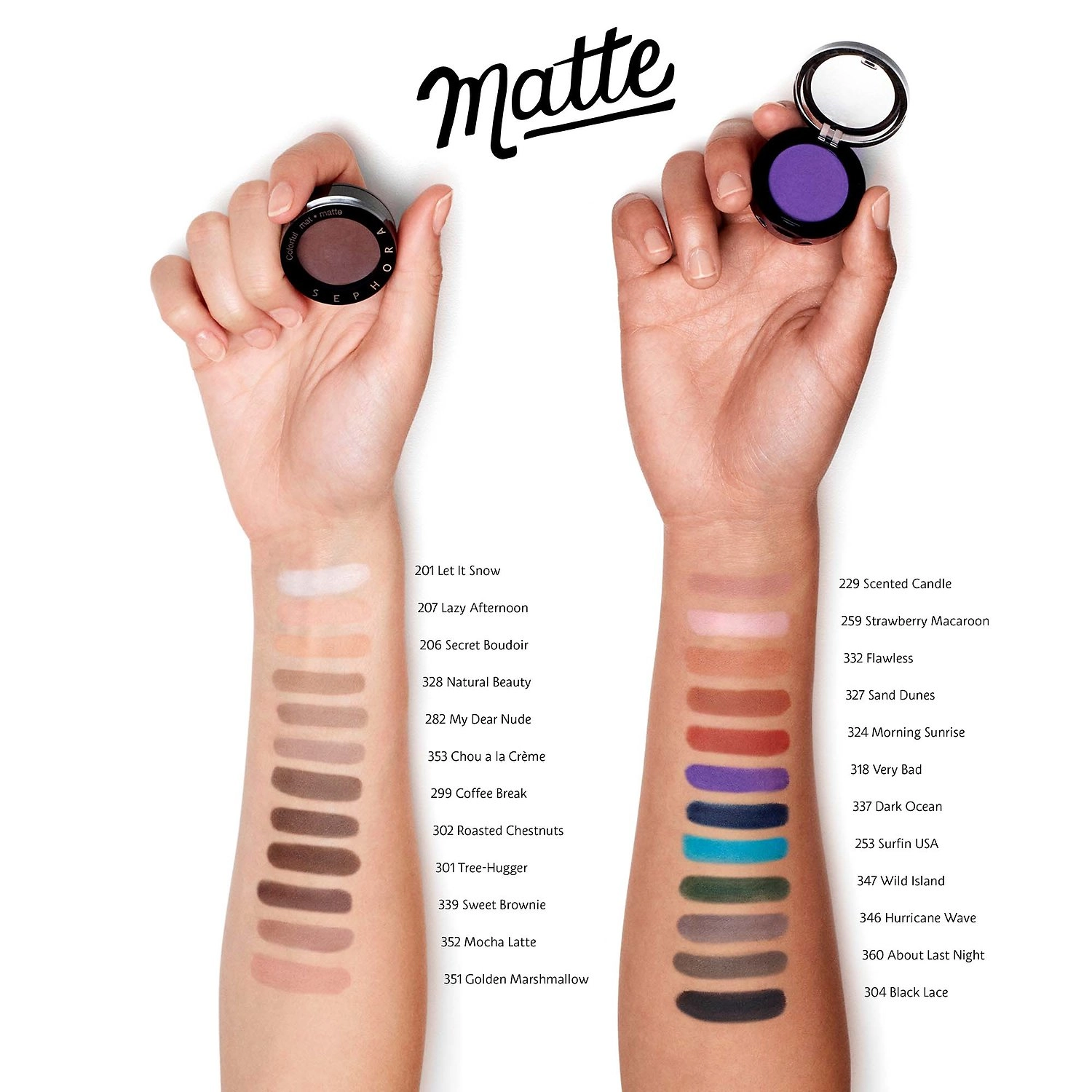 SEPHORA COLLECTION Colorful® Eyeshadow Metallic, Shimmer, Matte - Pressed Powder Formula - Image 6