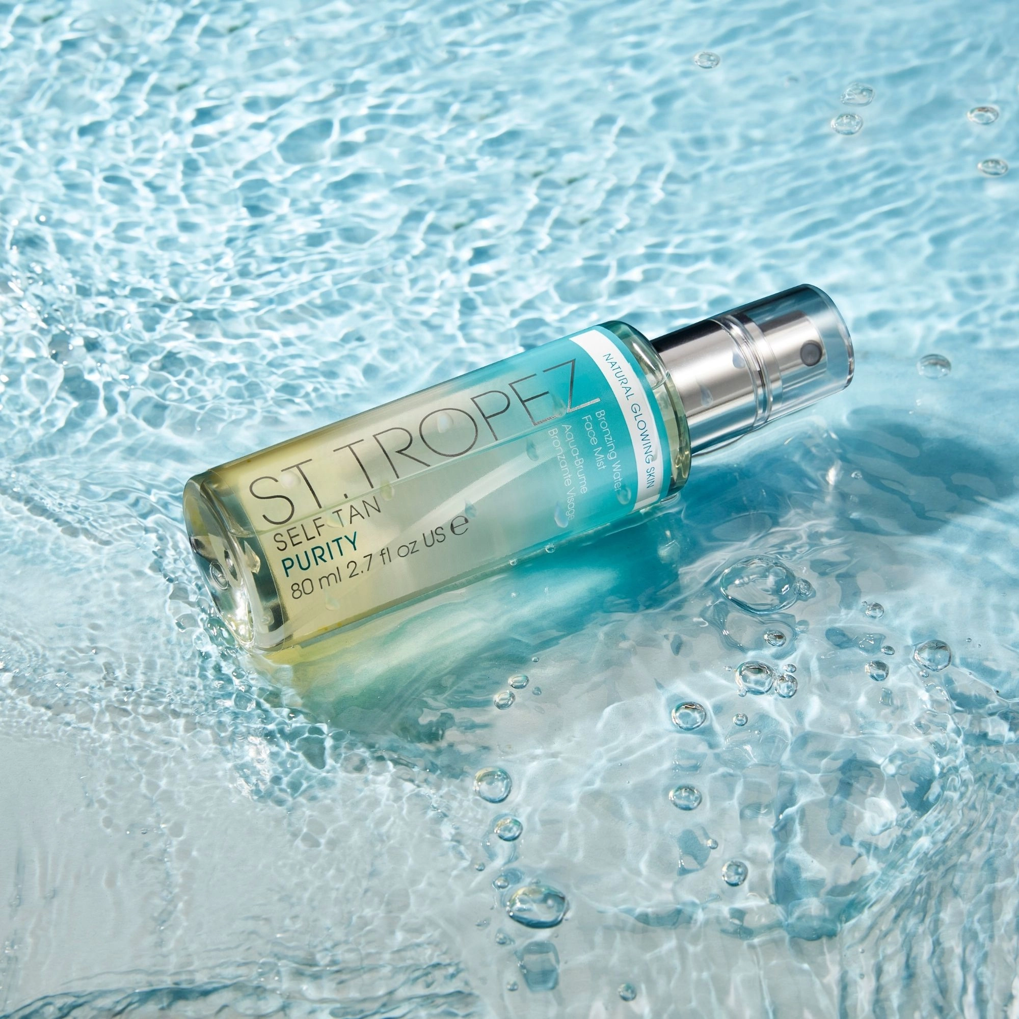 St. Tropez Self Tan Purity Bronzing Water Face Mist 2.7 oz/80 mL Light Coverage Vegan - Image 4