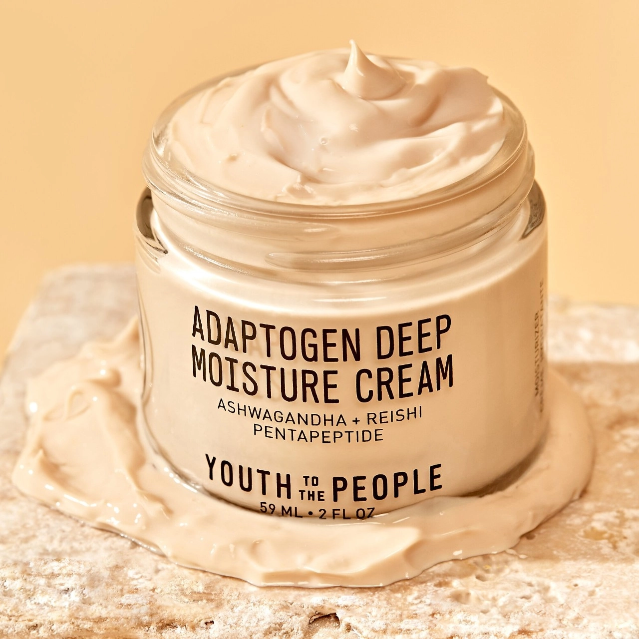 Youth To The People Adaptogen Deep Moisturizing Cream with Ashwagandha + Reishi - 0.5 oz/15 mL - Vegan - Redness - Dry Skin - Image 11