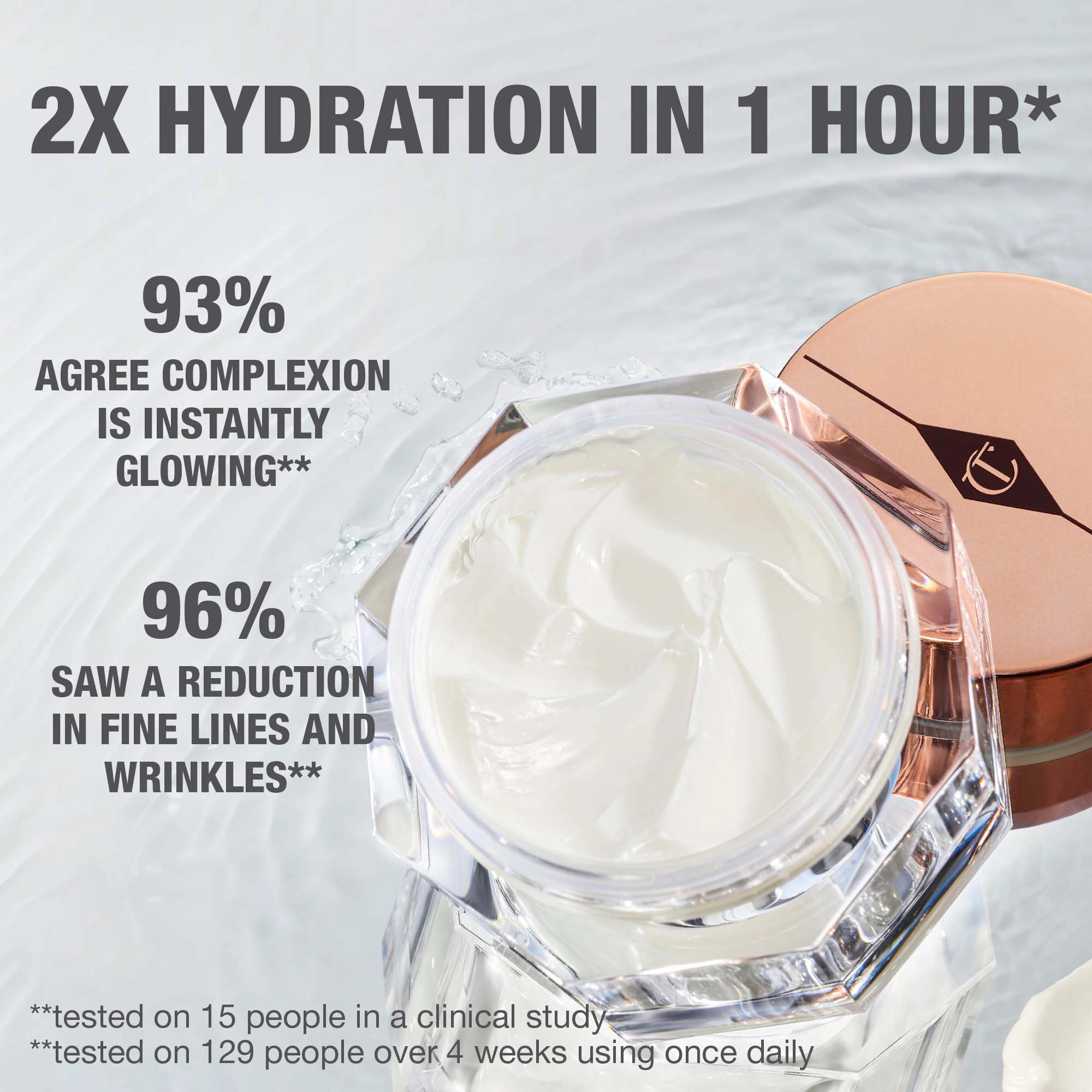 Charlotte Tilbury Mini Charlotte's Magic Cream 0.5 oz/14.7 mL Hyaluronic Acid - Image 8