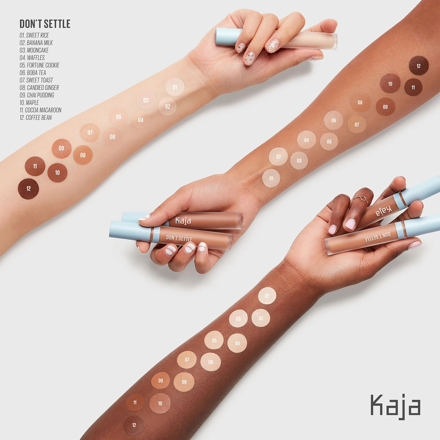 Kaja Don't Settle Concealer 06 Boba Tea - Medium with Neutral Undertones - Image 2