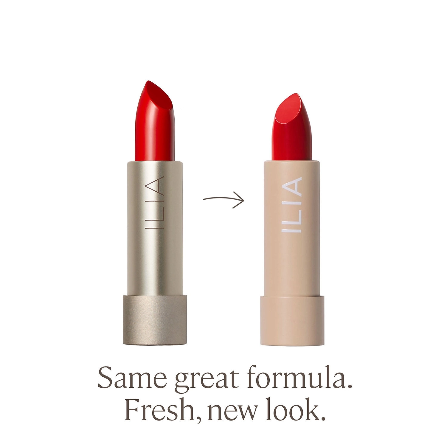 ILIA Color Block High Impact Lipstick - Amberlight Bardot Nude Vegan Satin Finish - Image 2
