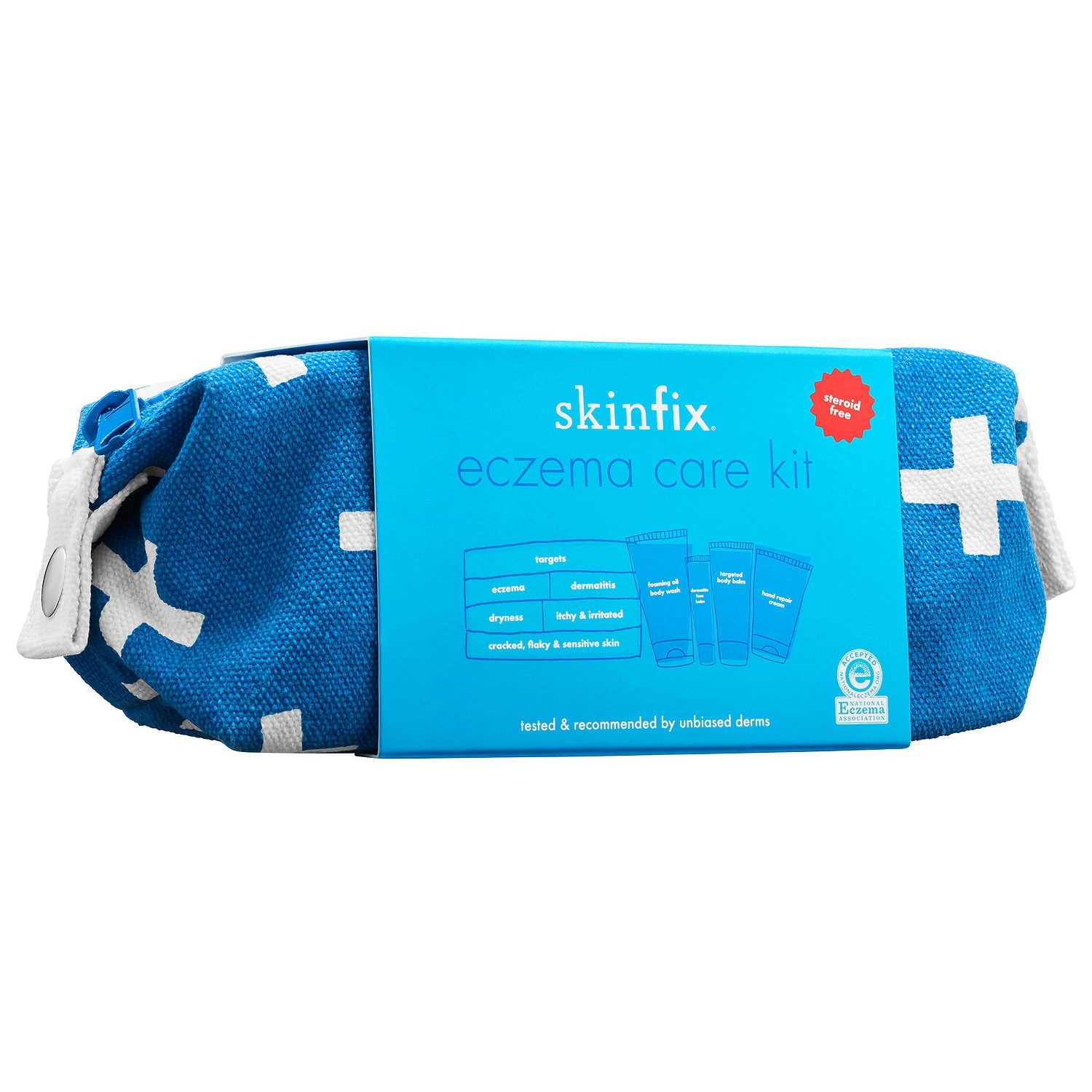 Skinfix Eczema Kit - Hand Repair Cream, Foaming Oil Body Wash, Dermatitis Face Balm, Targeted Body Balm - Image 3