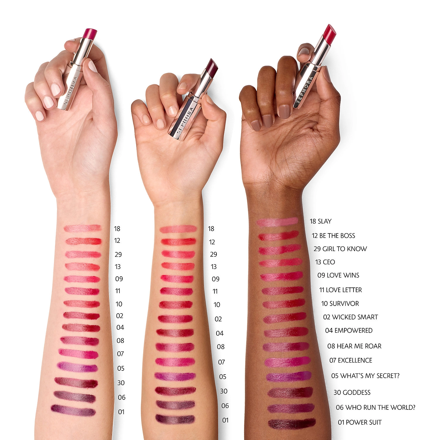 SEPHORA COLLECTION Rouge Lacquer Long-Lasting Lipstick - Color: 38 Me First - Garnet - Image 2