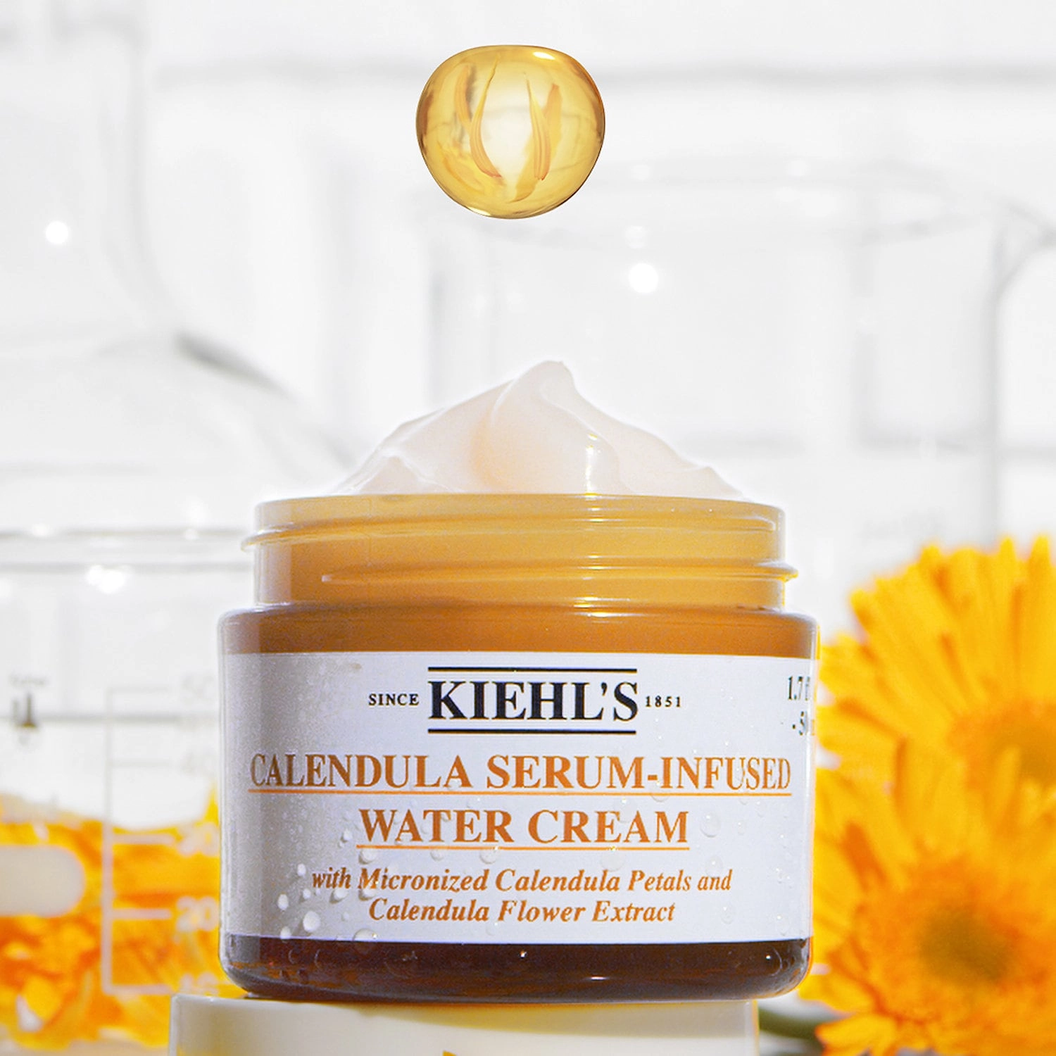 Kiehl's Since 1851 Calendula Serum-Infused Water Cream 1.7 oz/50 mL - Image 6