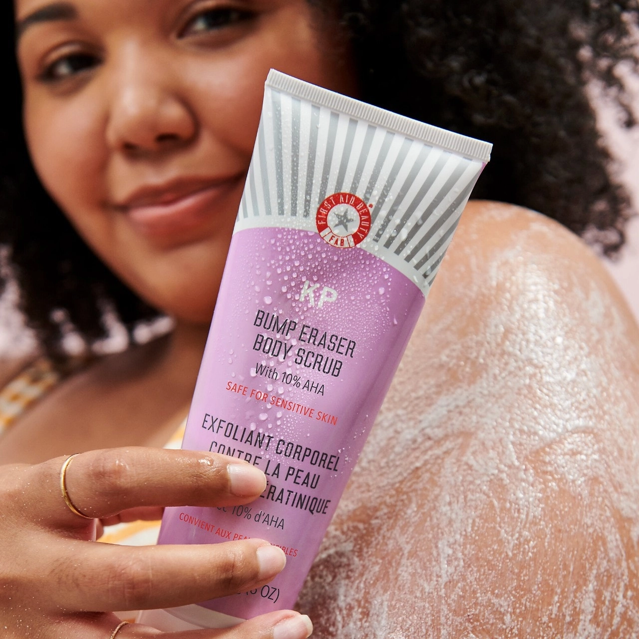 First Aid Beauty KP Bump Eraser Body Scrub with 10% AHA, Size: 2 oz/ 56.7 g - Image 16