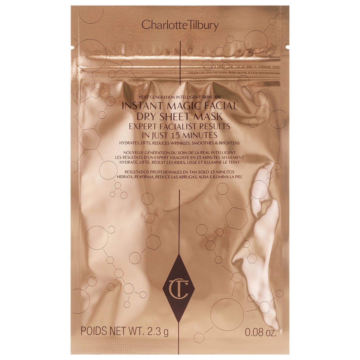 Charlotte Tilbury Instant Magic Facial Dry Sheet Mask Size: 1 Mask - Image 3
