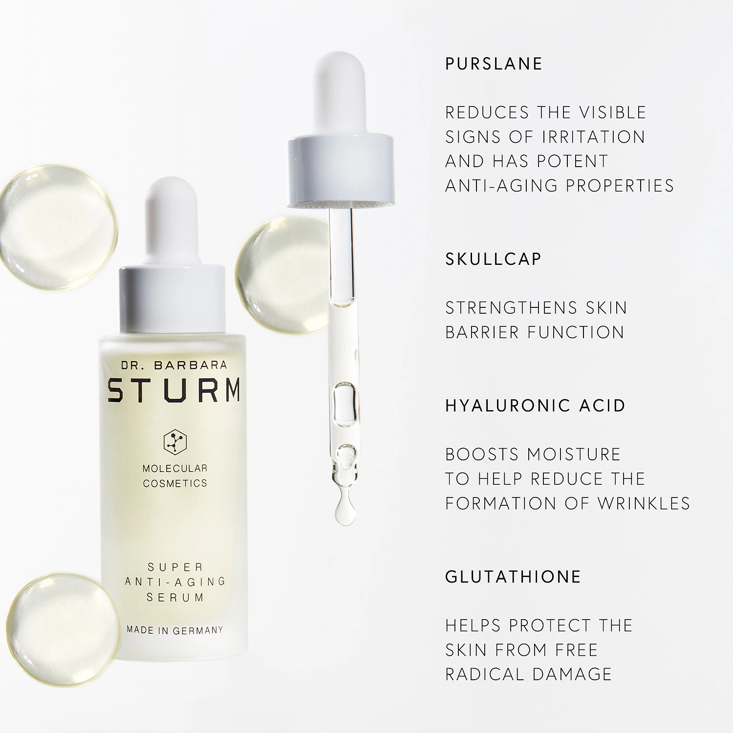 Dr. Barbara Sturm Mini Super Anti-Aging Serum 0.33oz/10mL Dark Circles Anti-Aging Fragrance-Free - Image 10