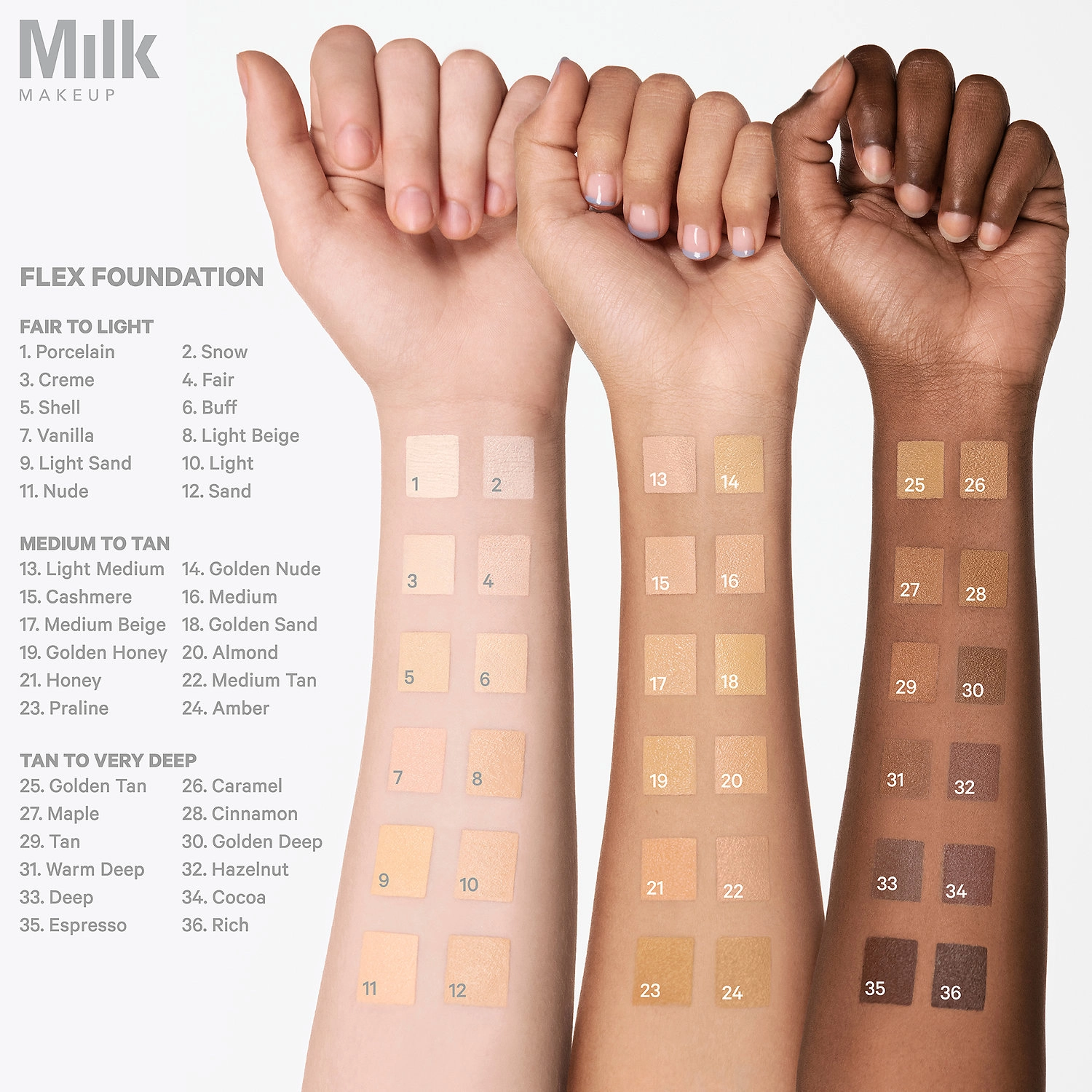 MILK MAKEUP Flex Foundation Stick - Light Beige, Medium Coverage, Natural Finish - Image 2