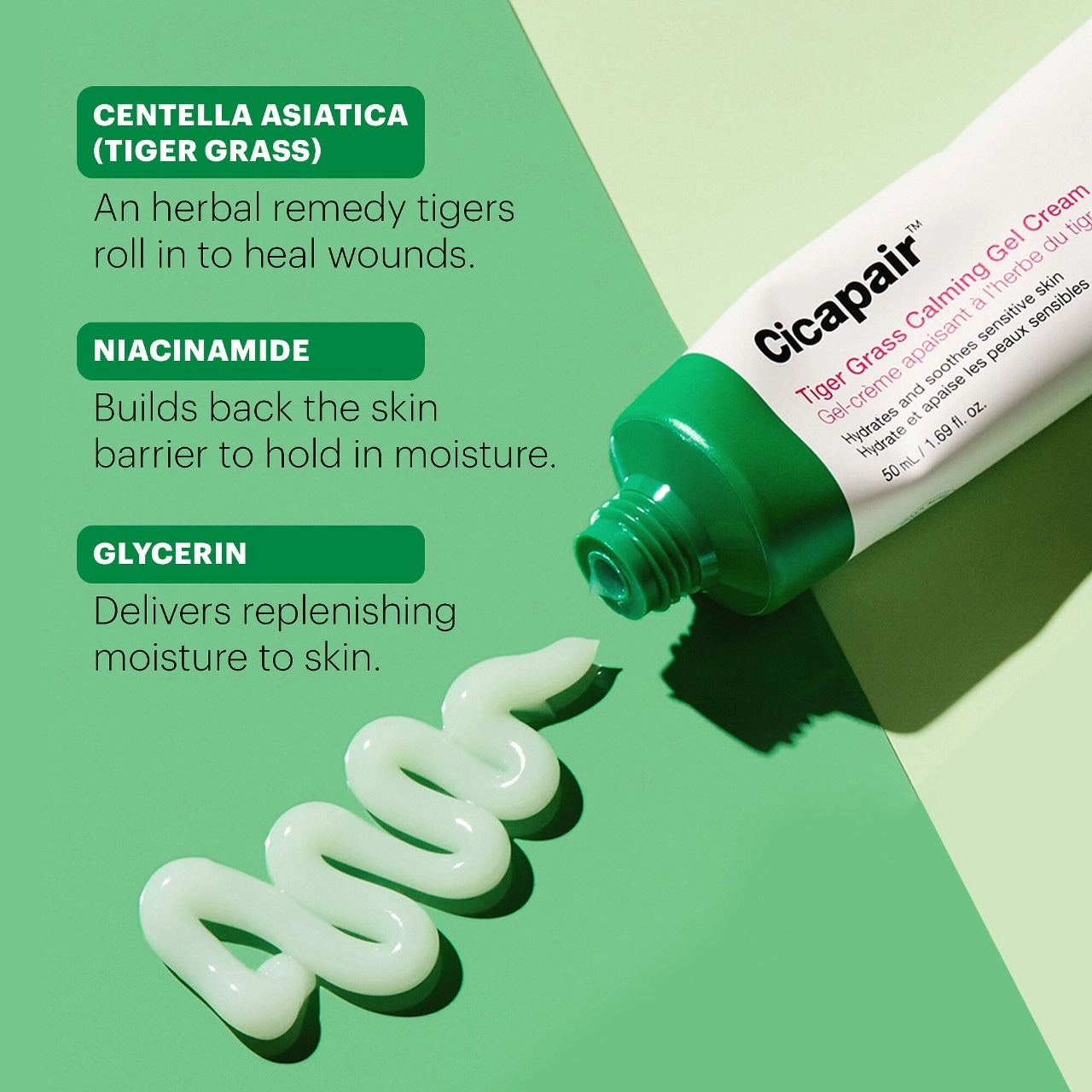 Dr. Jart+ Cicapair™ Tiger Grass Calming Gel Cream Moisturizer for Redness - 1.69 oz/50 mL - Image 3