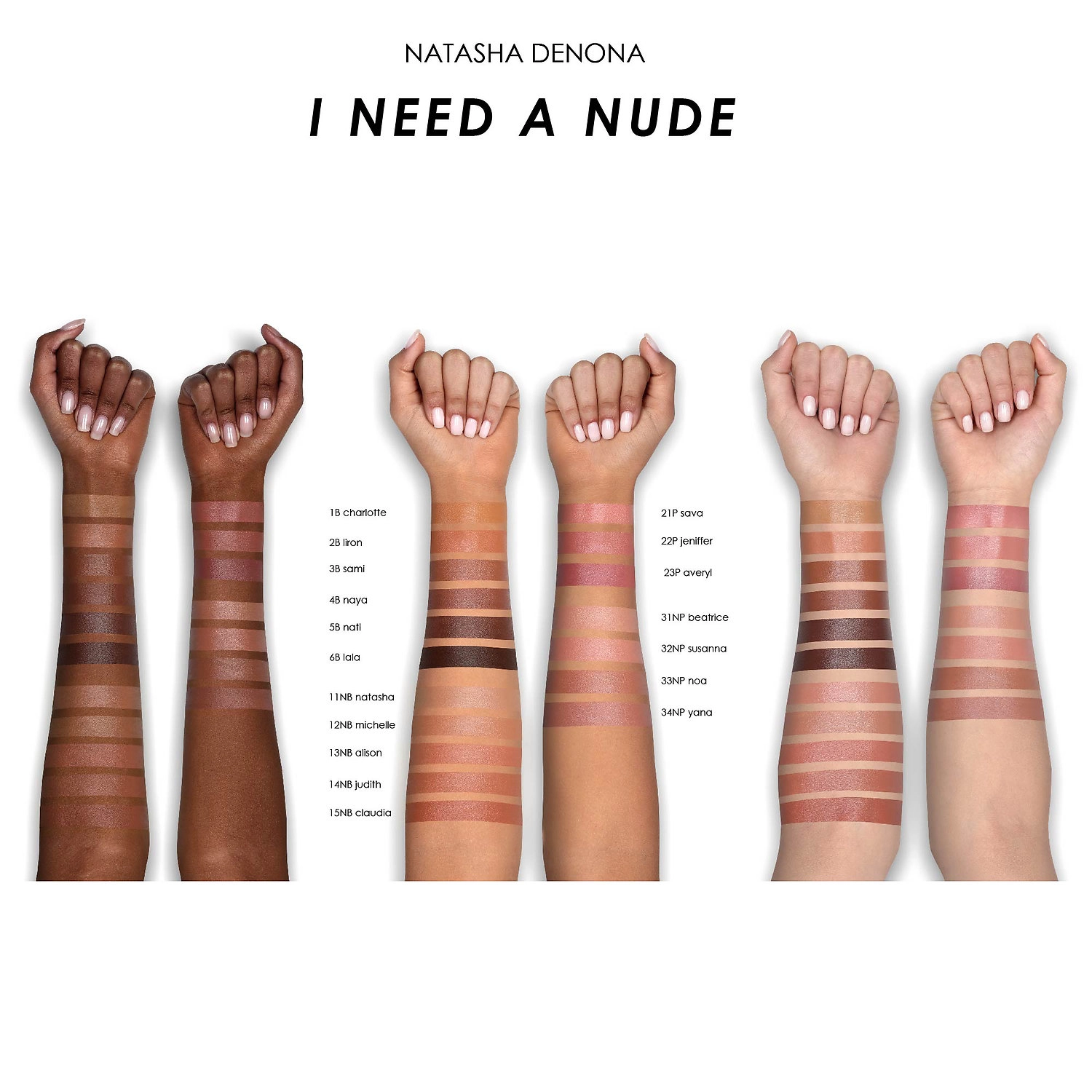 Natasha Denona I Need A Nude Lipstick Color: Naya - Medium Taupe - Image 2