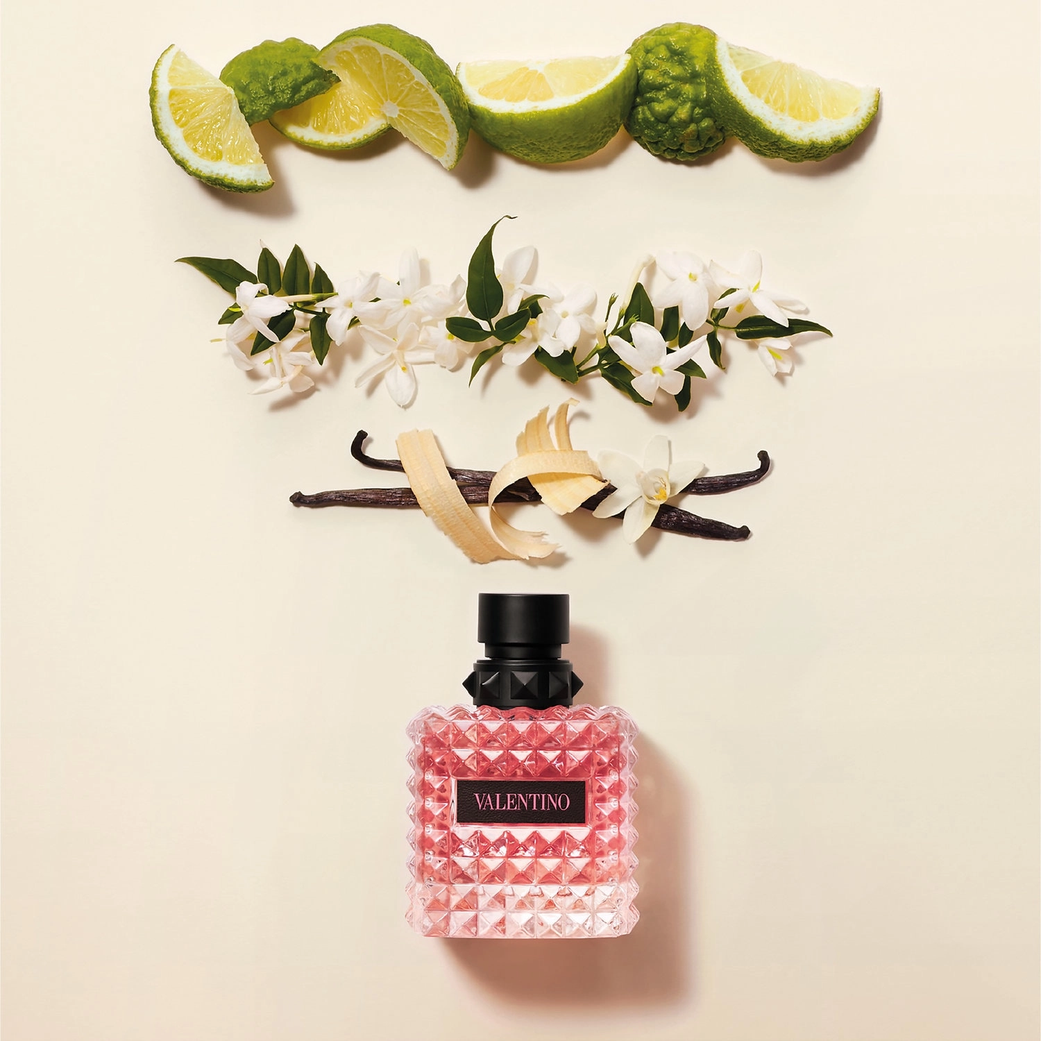 Valentino Donna Born In Roma Eau de Parfum 0.33 oz/10 mL Floral Warm Florals Blackcurrant Jasmine Grandiflorum Bourbon Vanilla - Image 10