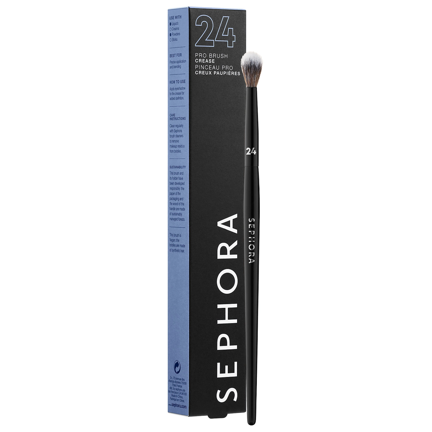 SEPHORA COLLECTION PRO Crease Brush #24 - Image 3