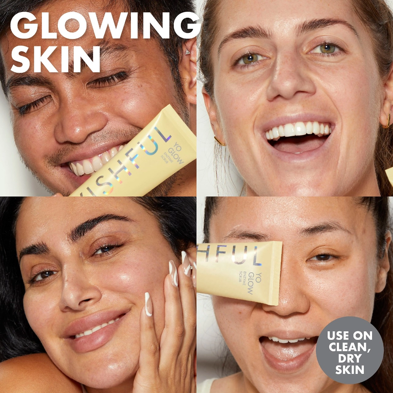 Wishful Yo Glow AHA & BHA Facial Enzyme Scrub - Image 19