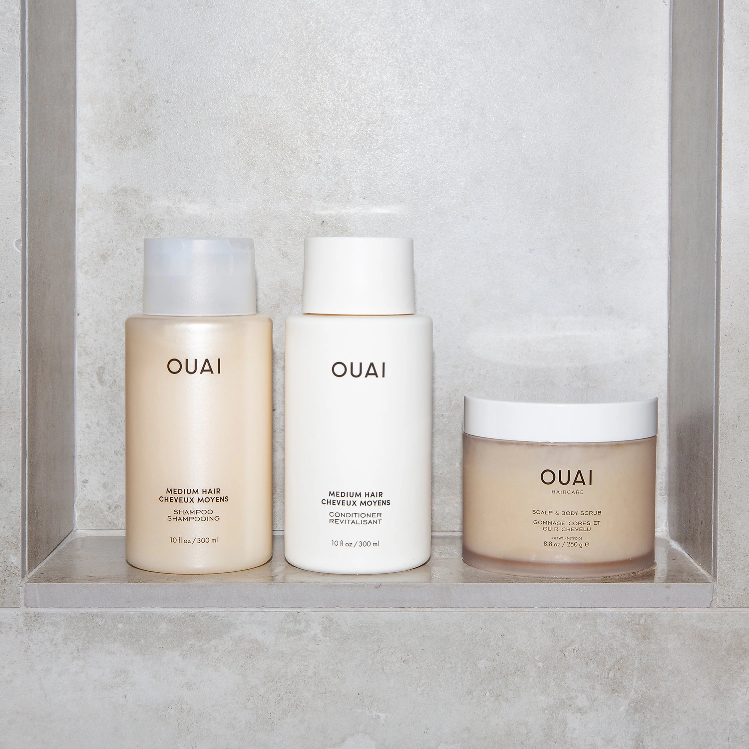 OUAI Medium Hair Conditioner 10 oz/ 300 mL - Damage Repair, Frizz Control, and Hydration - Image 3