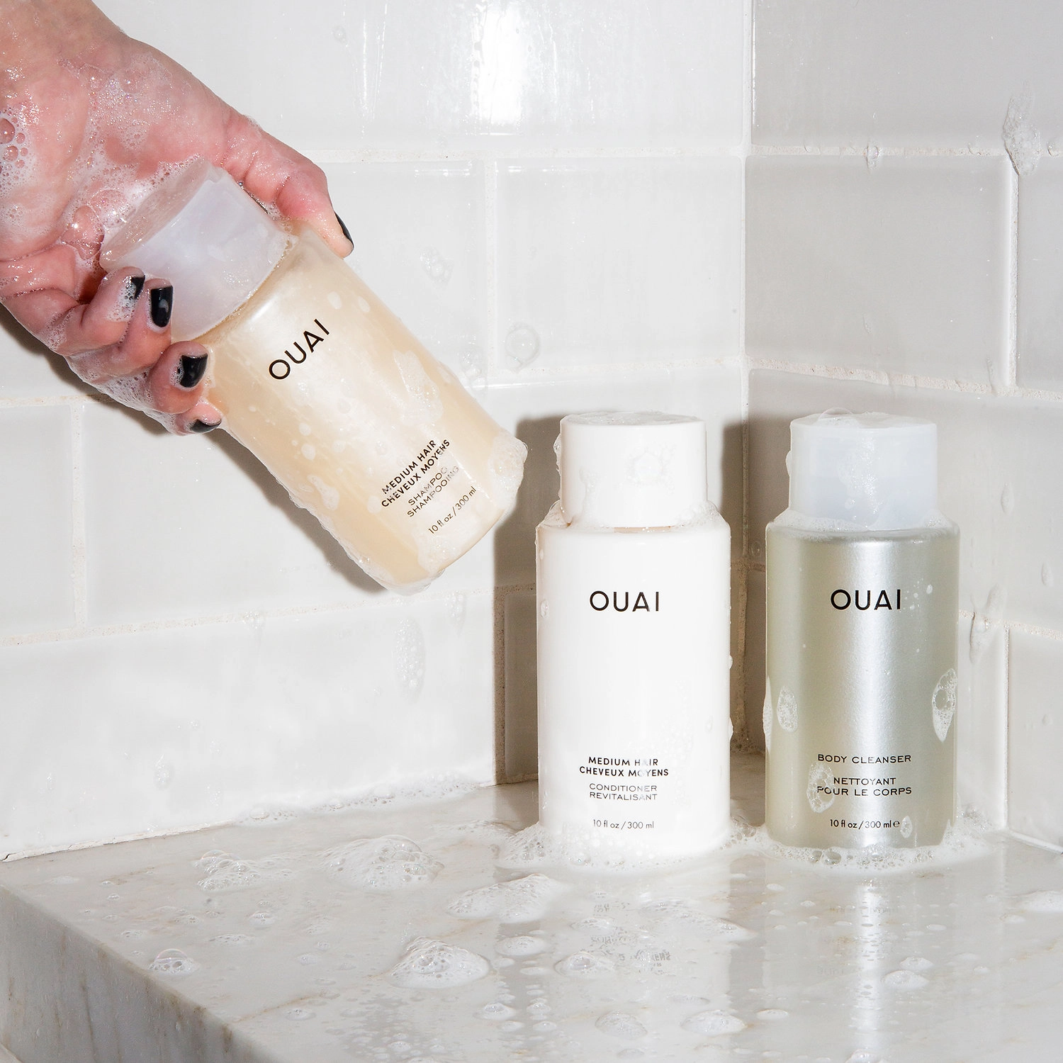 OUAI Medium Hair Conditioner 10 oz/ 300 mL - Damage Repair, Frizz Control, and Hydration - Image 6