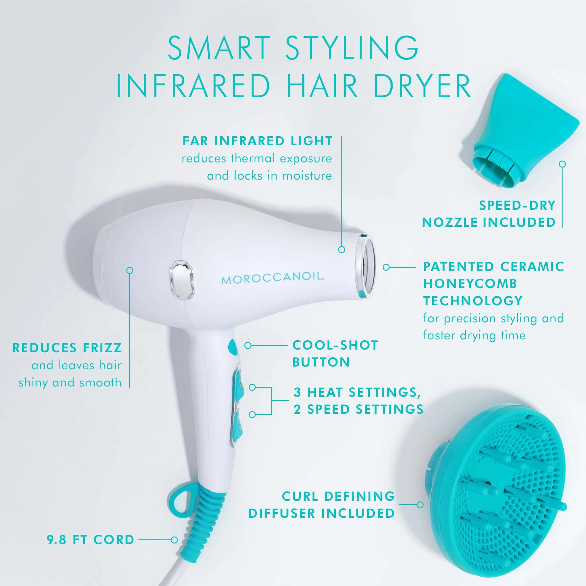 Moroccanoil Smart Styling Infrared Hair Dryer - Image 7
