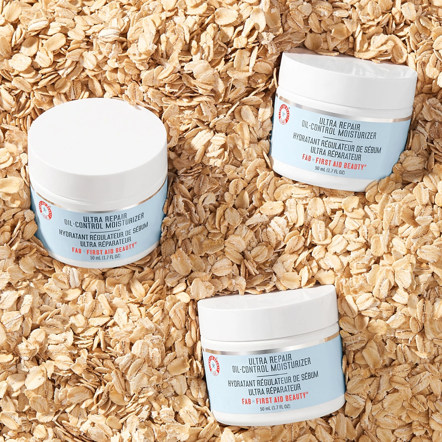 First Aid Beauty Ultra Repair Oil-Control Moisturizer 1.7 oz/50 mL - Mattifying Hydration for Oily/Combo/Normal Skin - Image 3