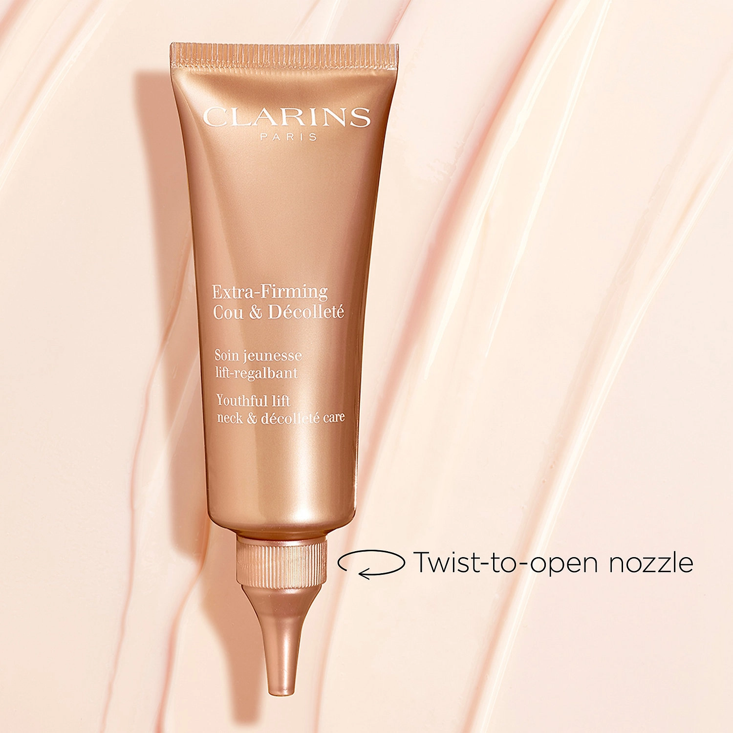Clarins Extra-Firming + Smoothing Neck & Décolleté Moisturizer 2.0 oz/75 mL - Image 6