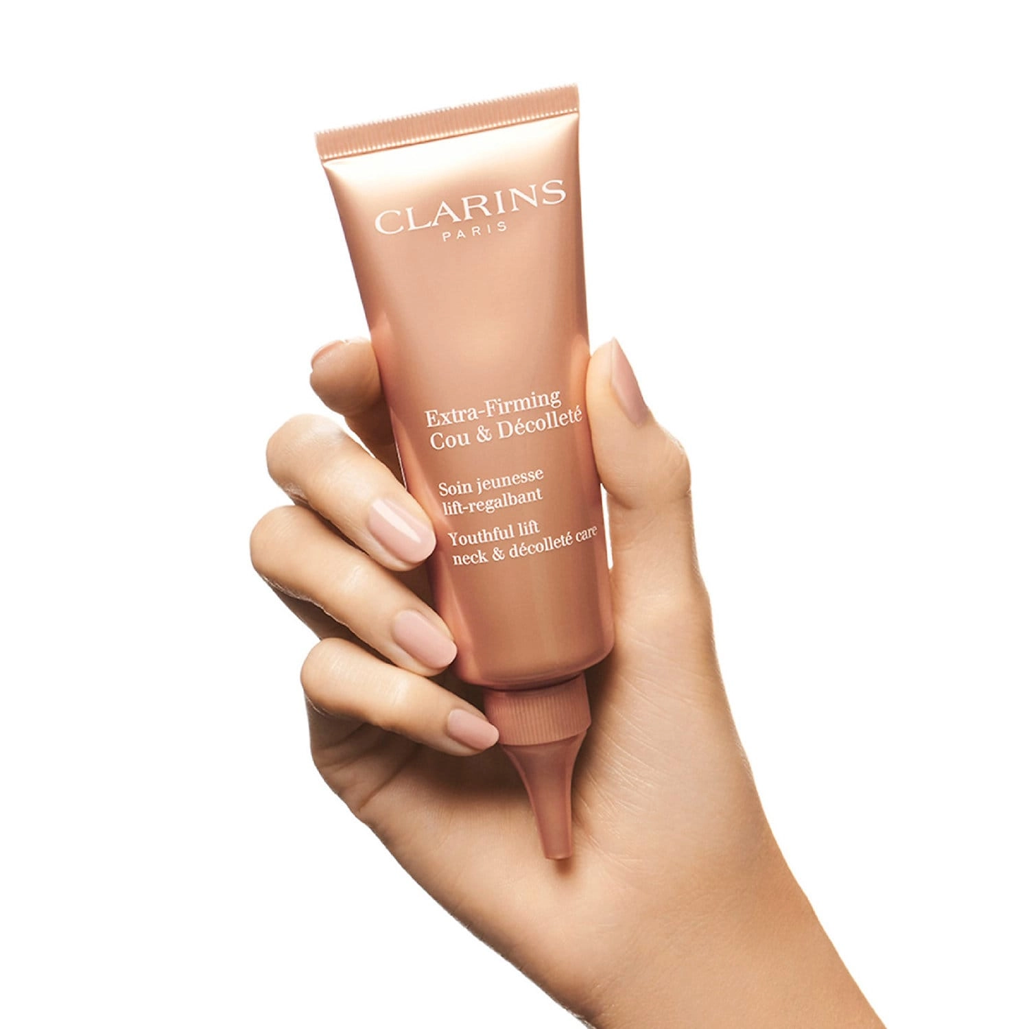 Clarins Extra-Firming + Smoothing Neck & Décolleté Moisturizer 2.0 oz/75 mL - Image 2