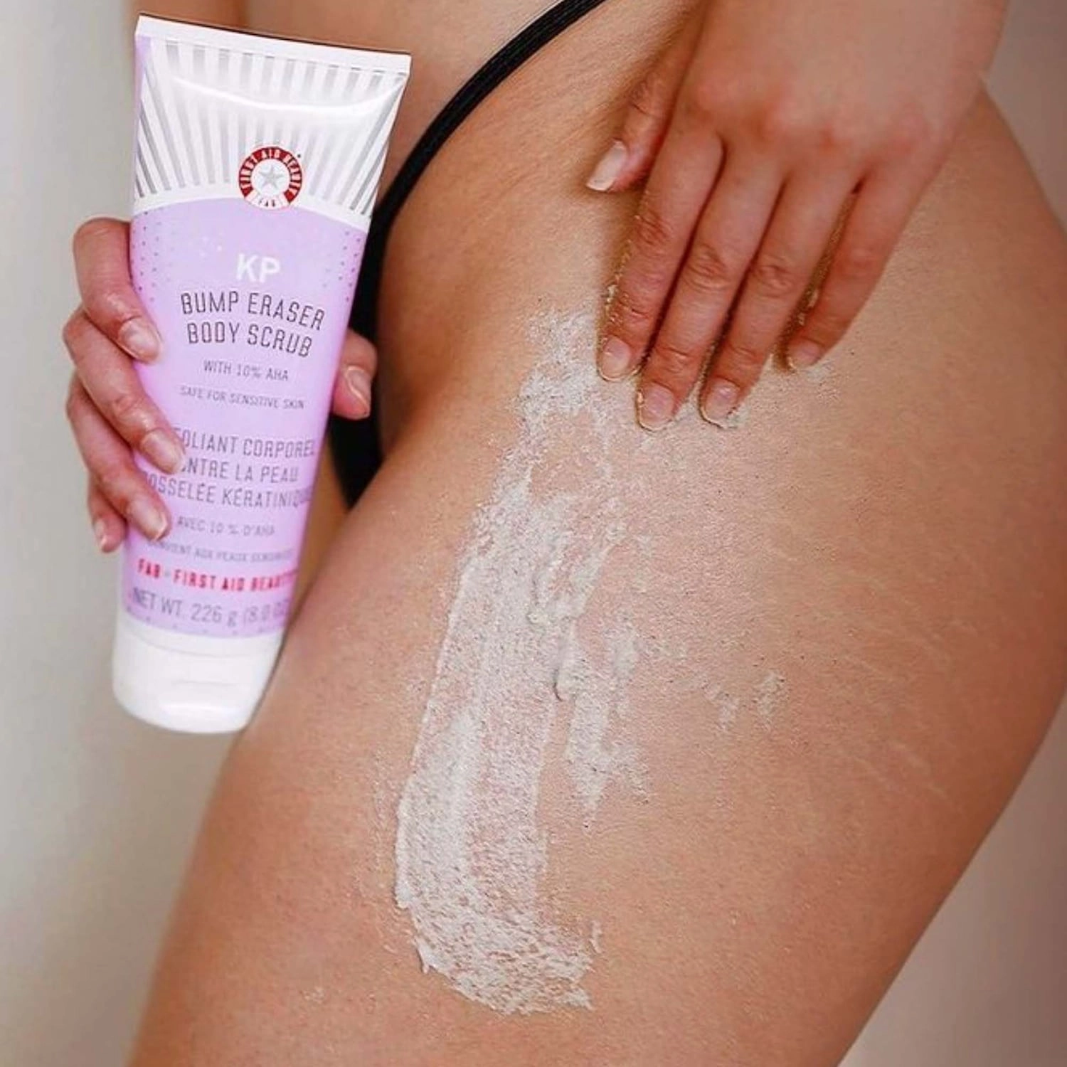 First Aid Beauty KP Bump Eraser Body Scrub with 10% AHA, Size: 2 oz/ 56.7 g - Image 6