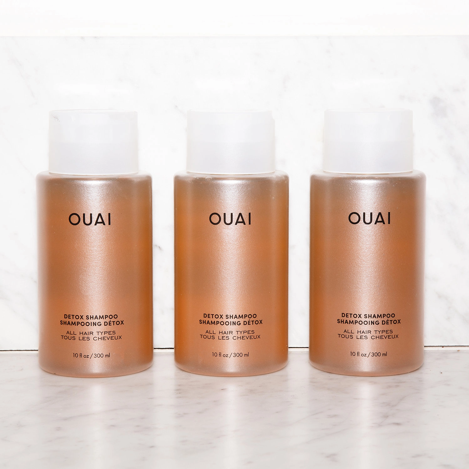 OUAI Detox Shampoo 10 oz/ 300 mL Floral Scent All Hair Types - Image 3