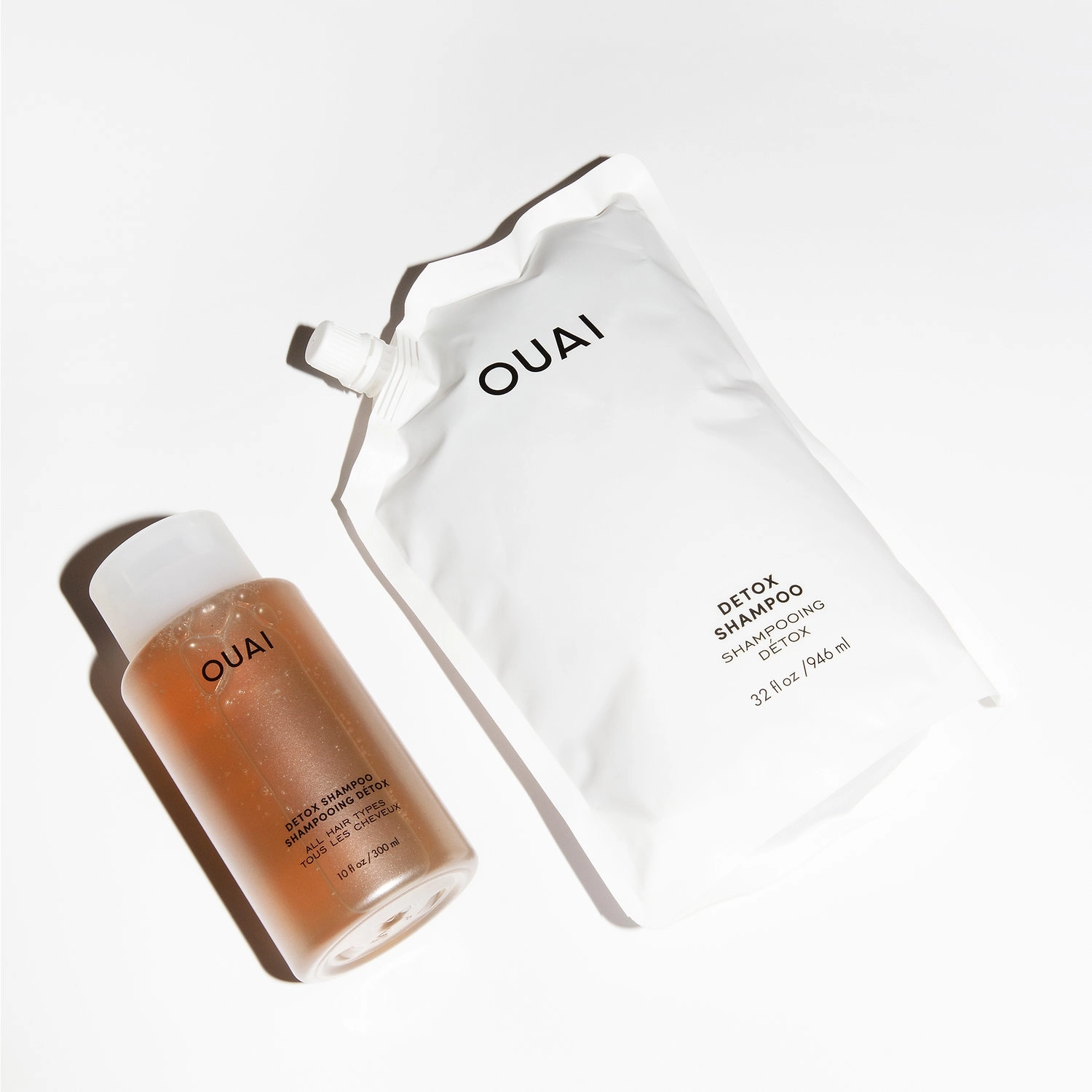 OUAI Detox Shampoo 3 oz/ 89 mL Floral Scent All Hair Types Without Sulfates SLS & SLES - Image 6