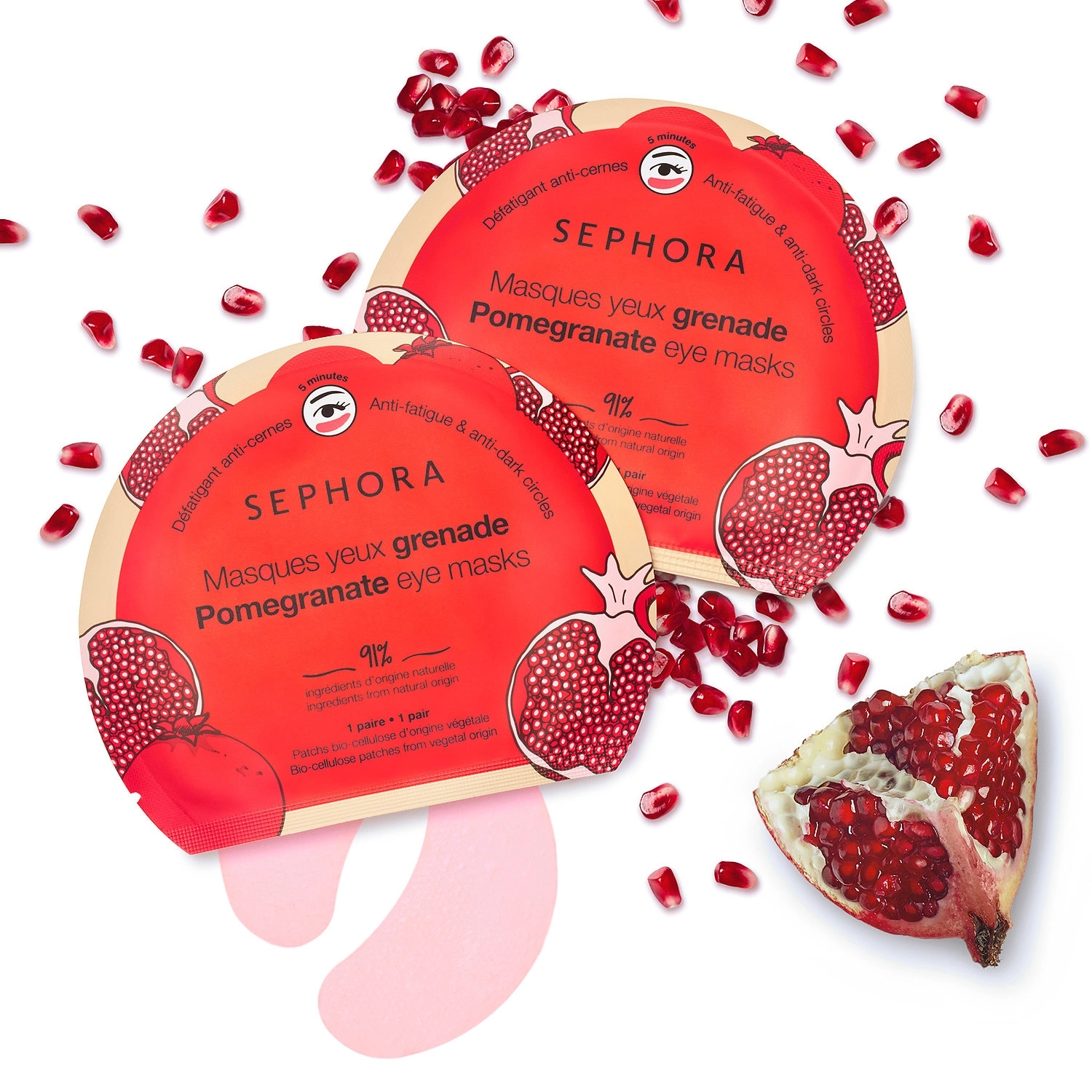 SEPHORA COLLECTION Clean Eye Mask Color: Watermelon - Image 6