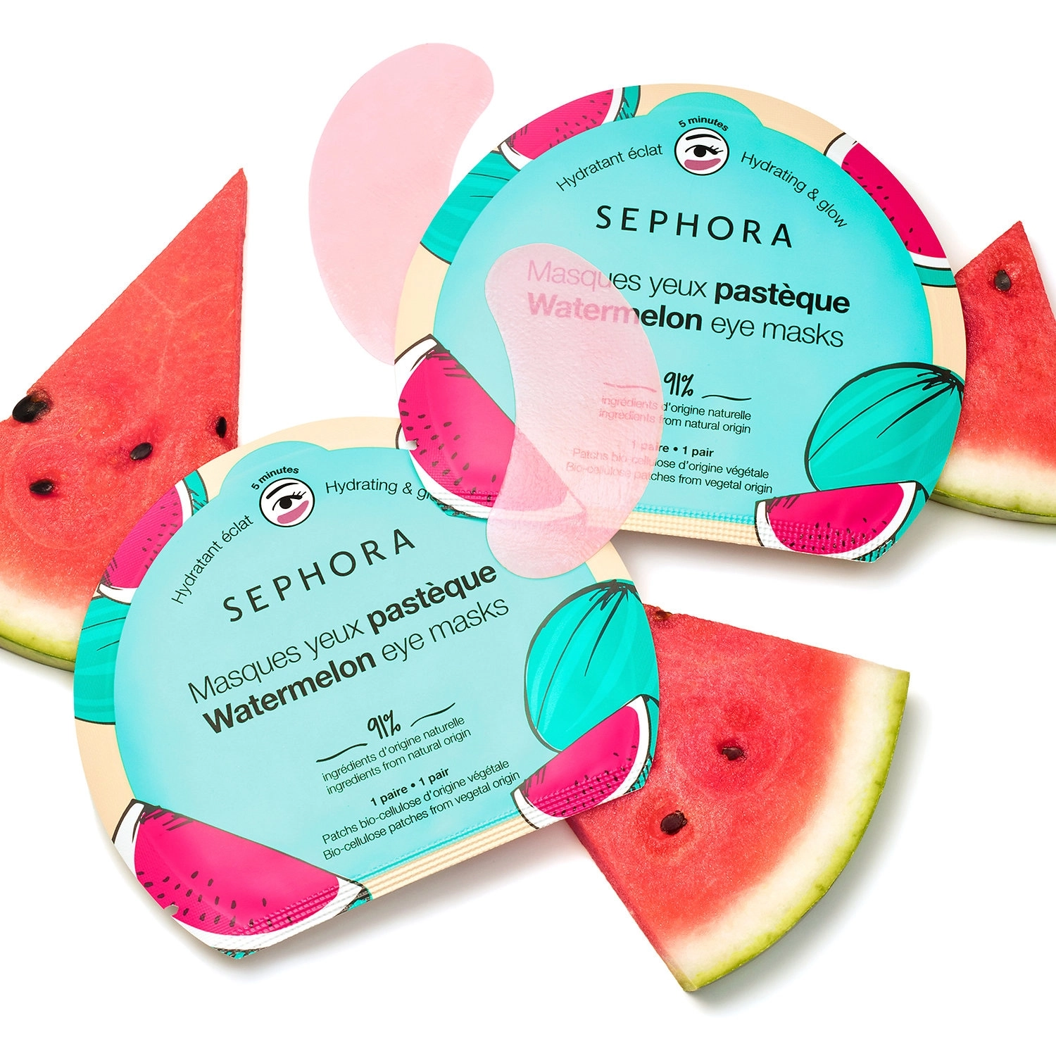 SEPHORA COLLECTION Clean Eye Mask Color: Watermelon - Image 8