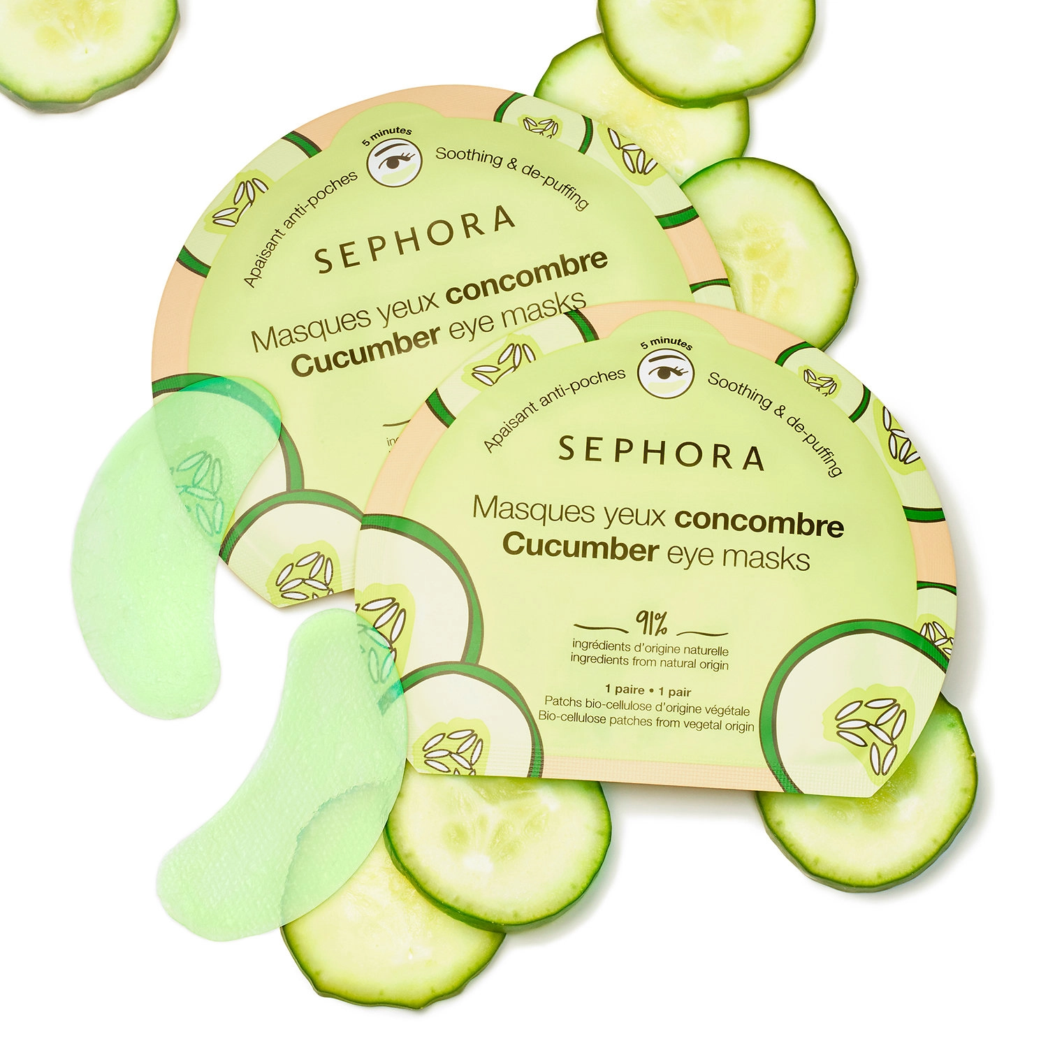 SEPHORA COLLECTION Clean Eye Mask Color: Watermelon - Image 9