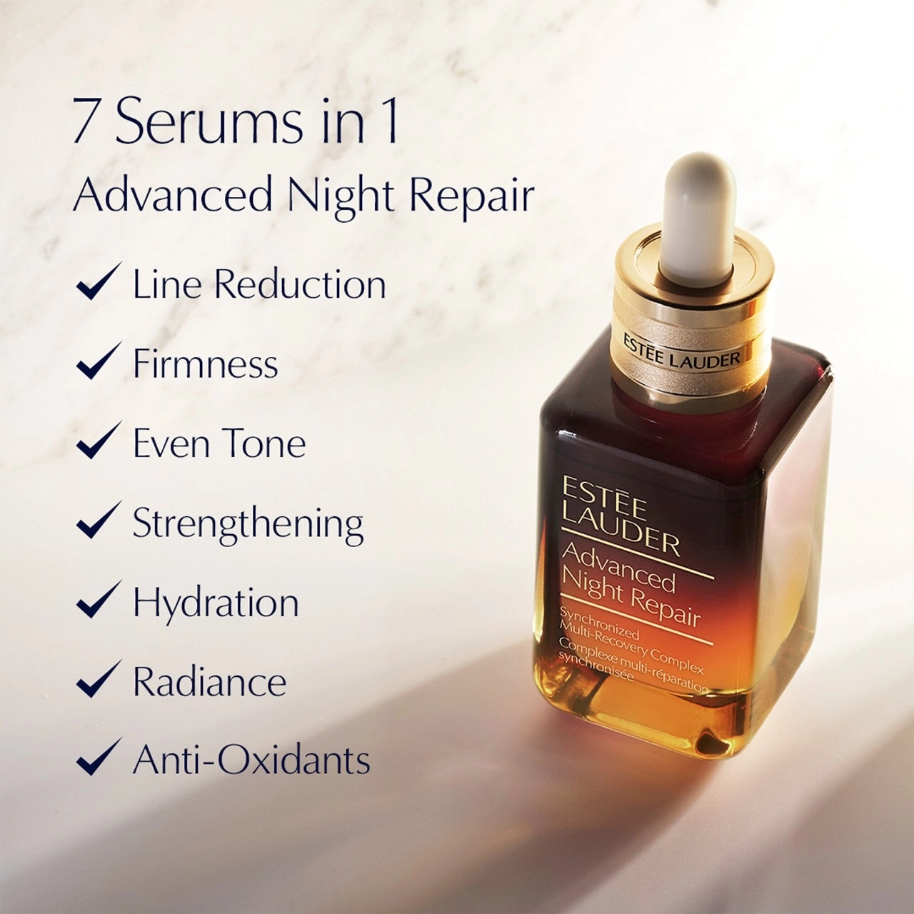 Estée Lauder Advanced Night Repair Synchronized Multi-Recovery Complex Serum 1.7 oz/50 mL Hyaluronic Acid - Image 3