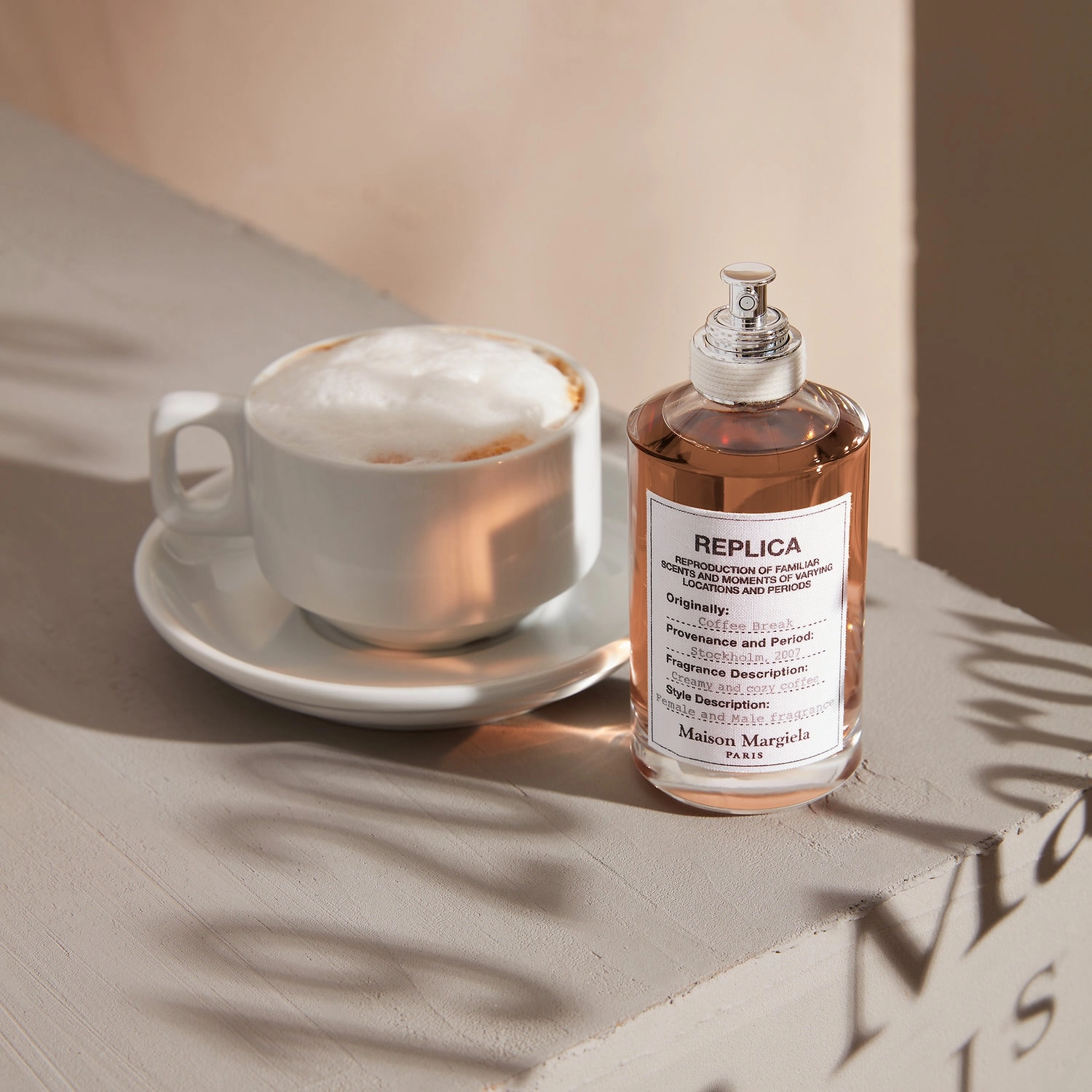Maison Margiela 'REPLICA' Coffee Break Eau de Toilette Travel Spray 0.34 oz/10 mL Warm & Spicy Warm & Sweet Gourmand Coffee Accord, Lavender, Milk Mousse Accord - Image 8