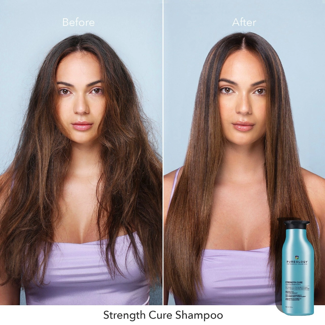 Pureology Strength Cure Strengthening Shampoo for Damaged Color-Treated Hair 33.8 fl oz/1000 mL - Image 4