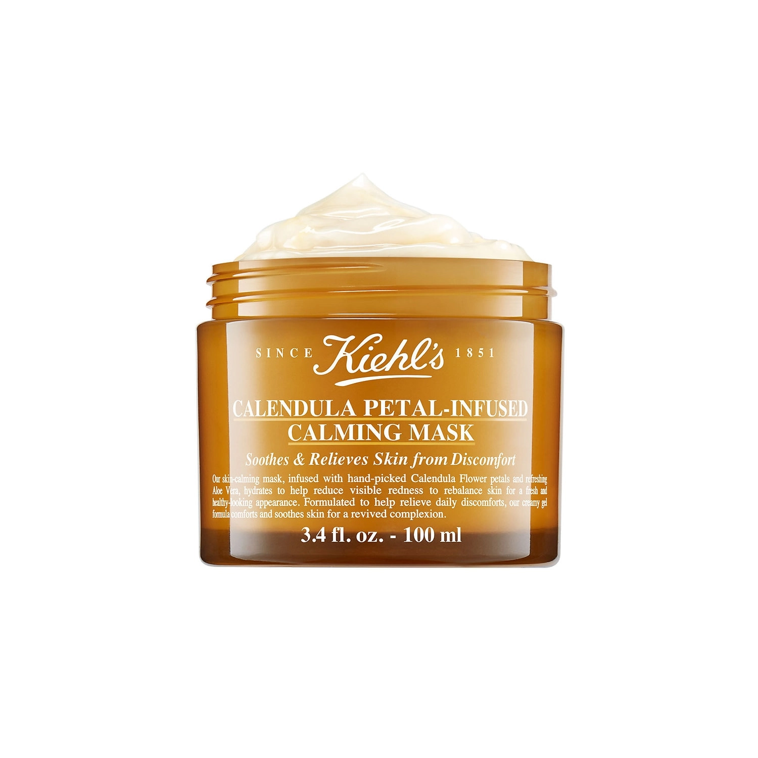 Kiehl's Since 1851 Calendula Petal-Infused Calming Mask with Aloe Vera 3.4 oz/100 mL - Image 4