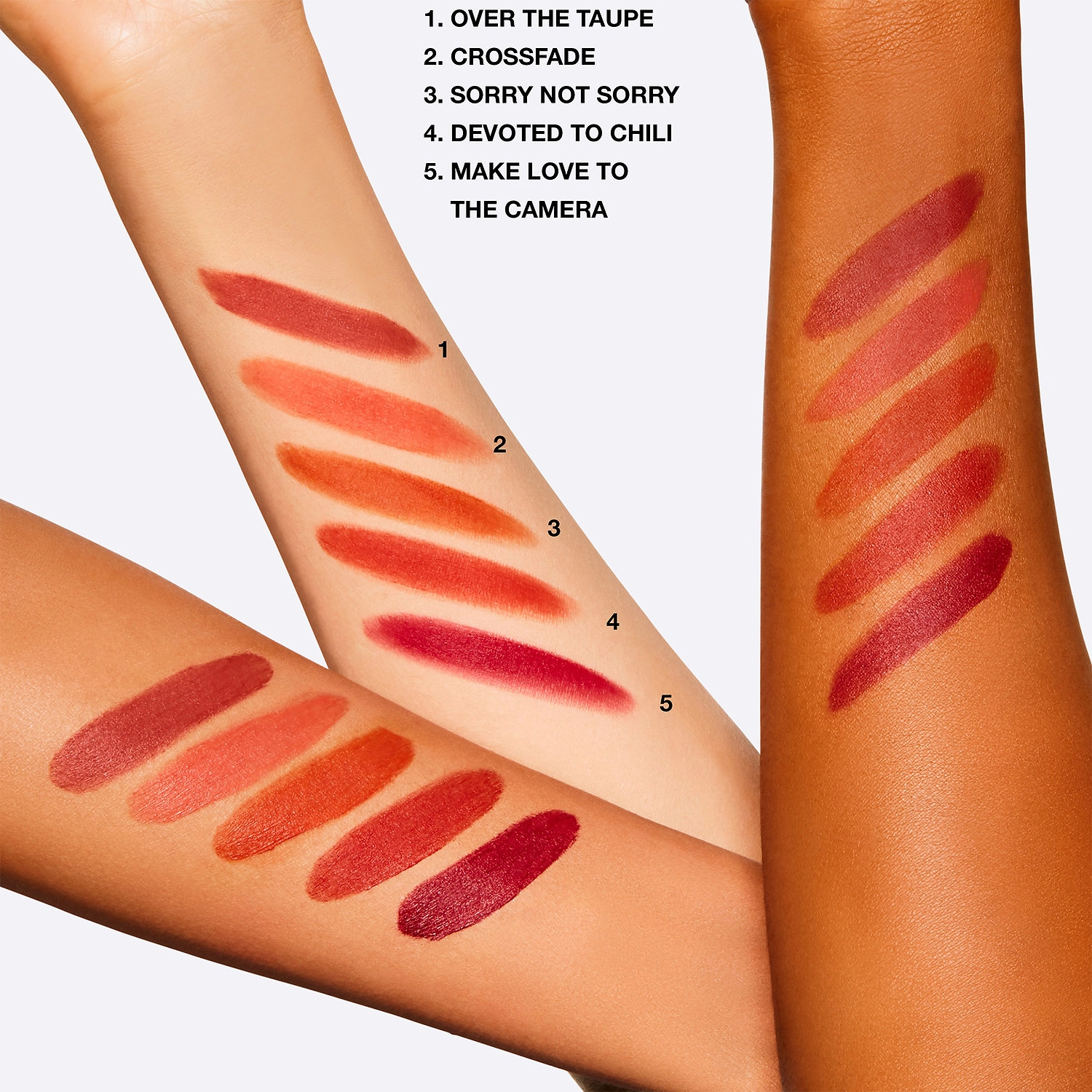 MAC Cosmetics Powder Kiss Liquid Lipcolour in Resort Season - Bright Orange - Image 3