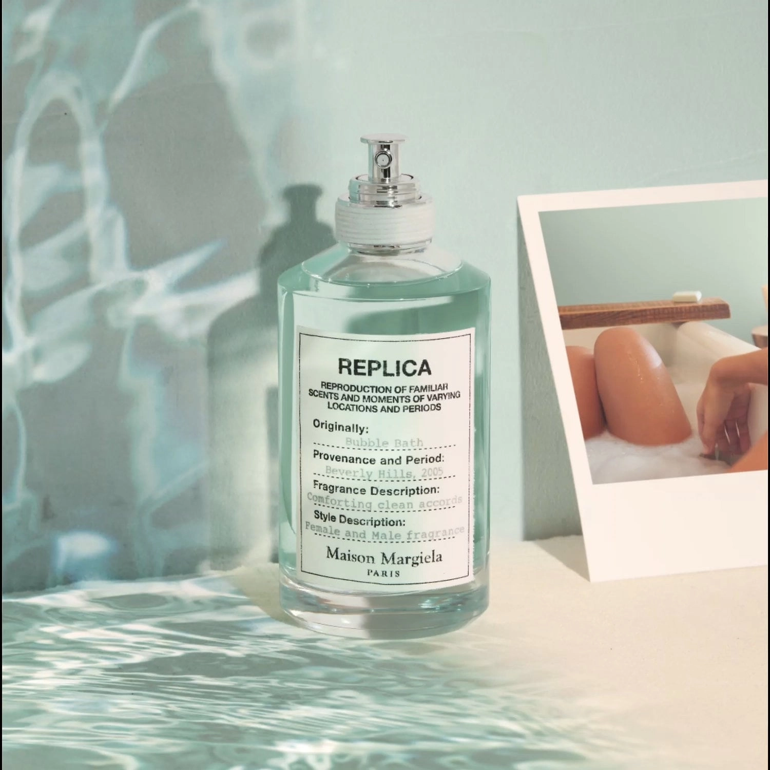 Maison Margiela 'REPLICA' Bubble Bath Travel Spray 0.33 oz / 10 mL Fresh Scent - Image 2