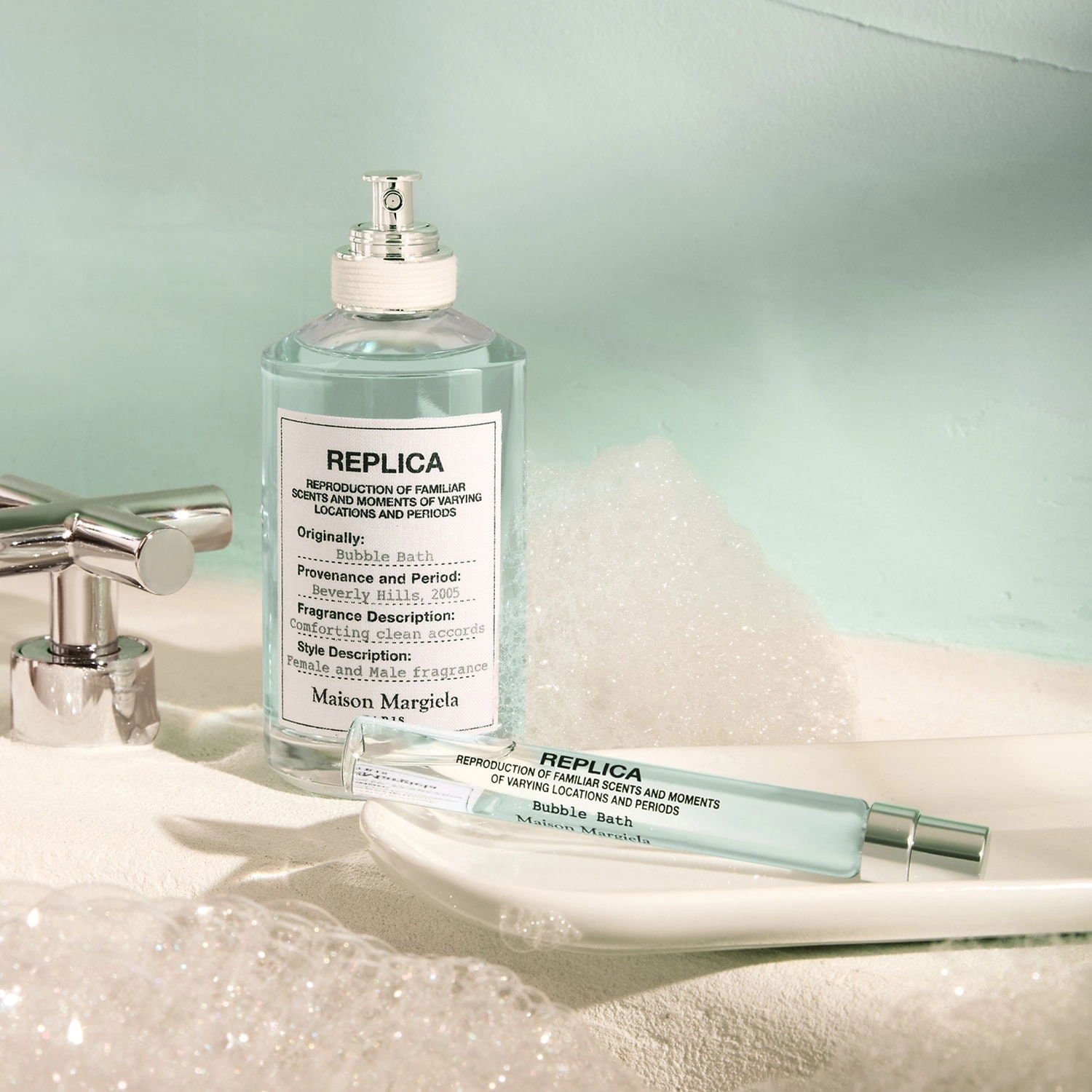 Maison Margiela 'REPLICA' Bubble Bath Travel Spray 0.33 oz / 10 mL Fresh Scent - Image 9