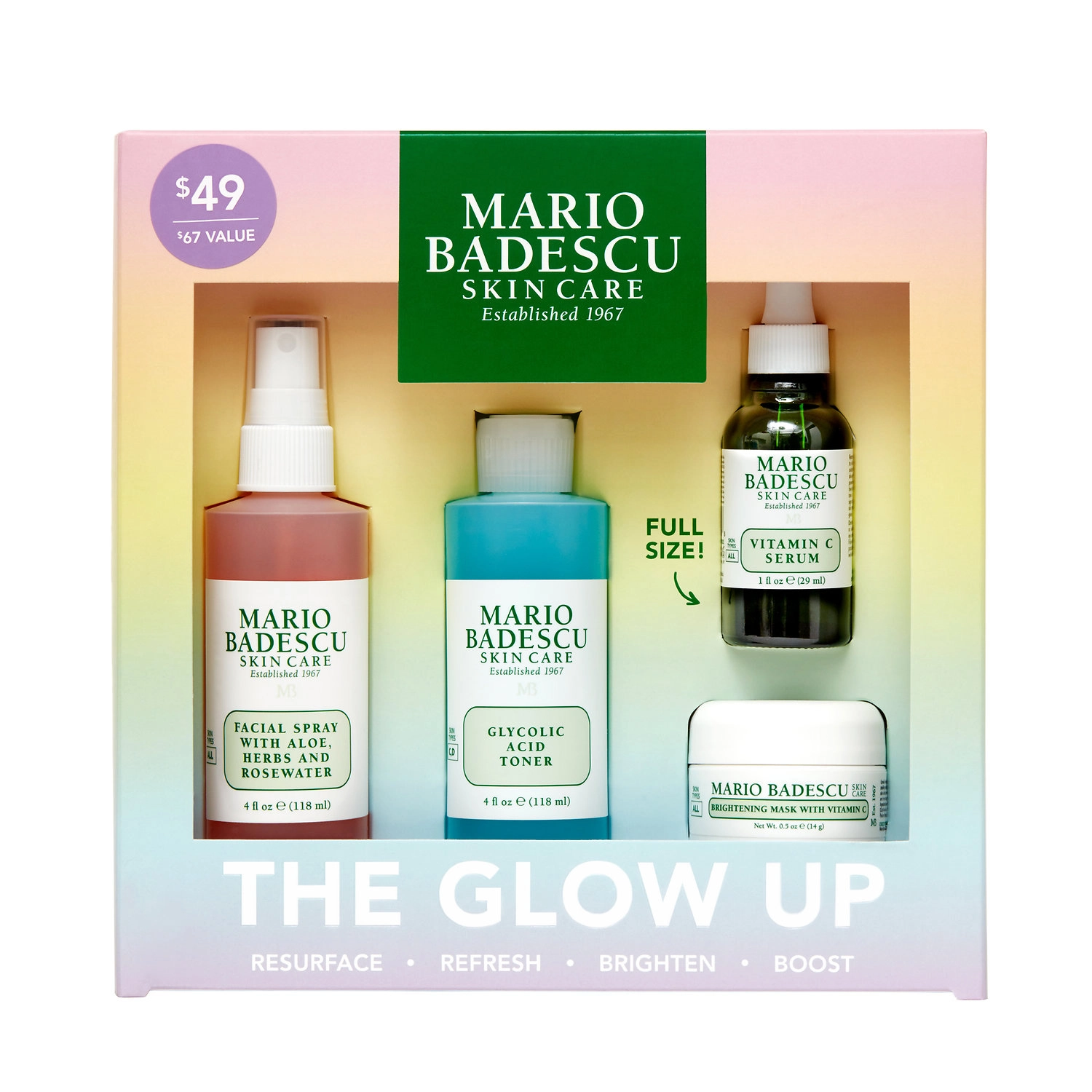 Mario Badescu The Glow Up Limited Edition Skincare Set - Image 3
