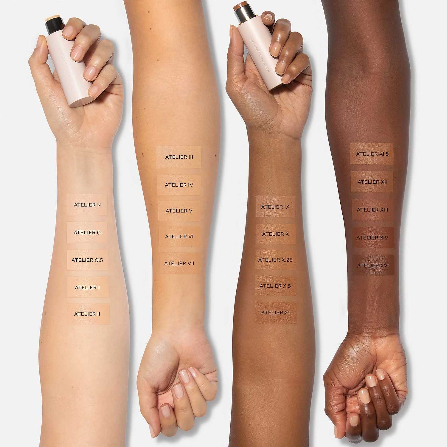 Westman Atelier Vital Skin Full Coverage Foundation and Concealer Stick Color: Atelier XI - Medium Toffee, Golden Undertone - Image 2