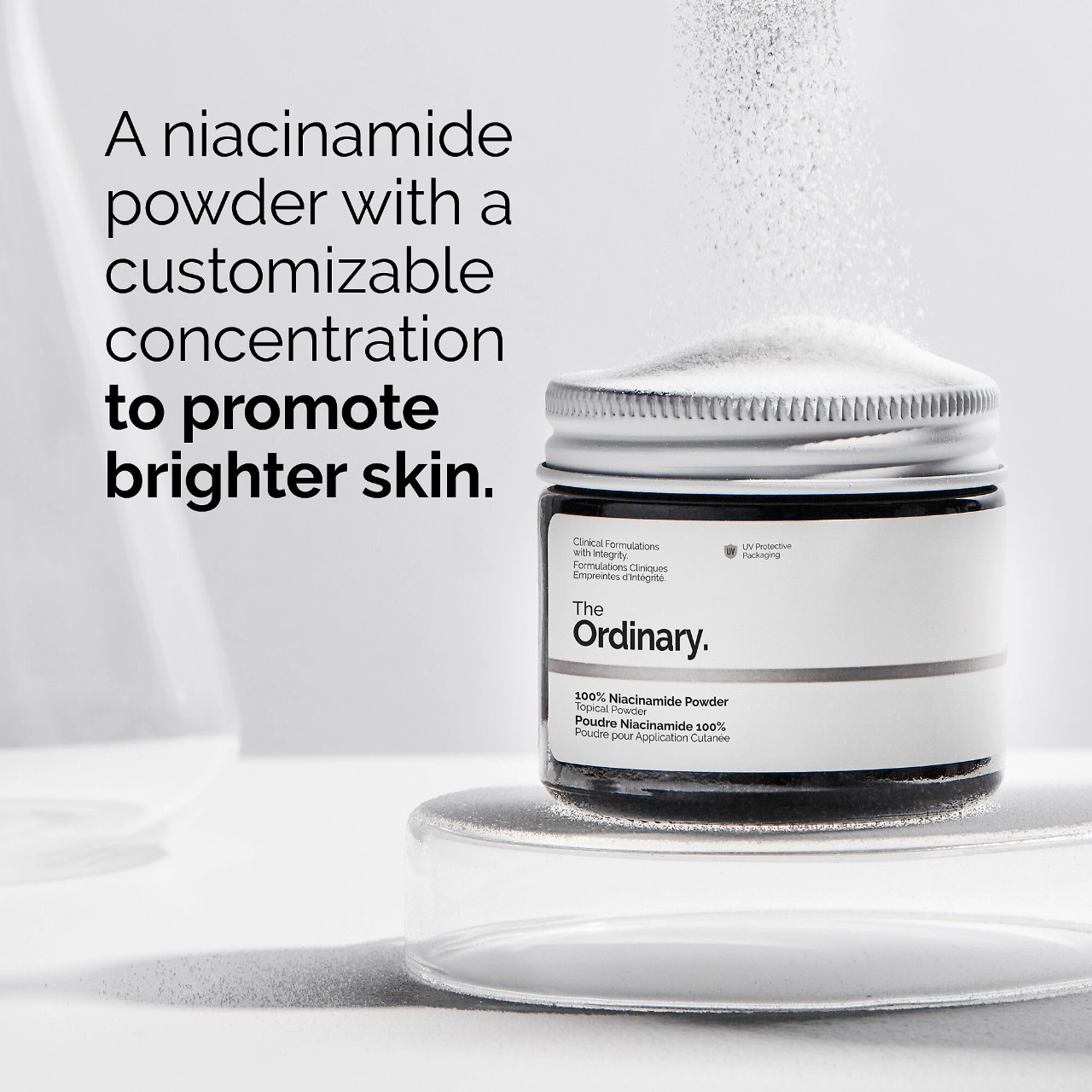 The Ordinary 100% Niacinamide Powder 0.7 oz/20g Vegan Loose Powder Formula for Oily, Combo, Normal Skin - Image 2