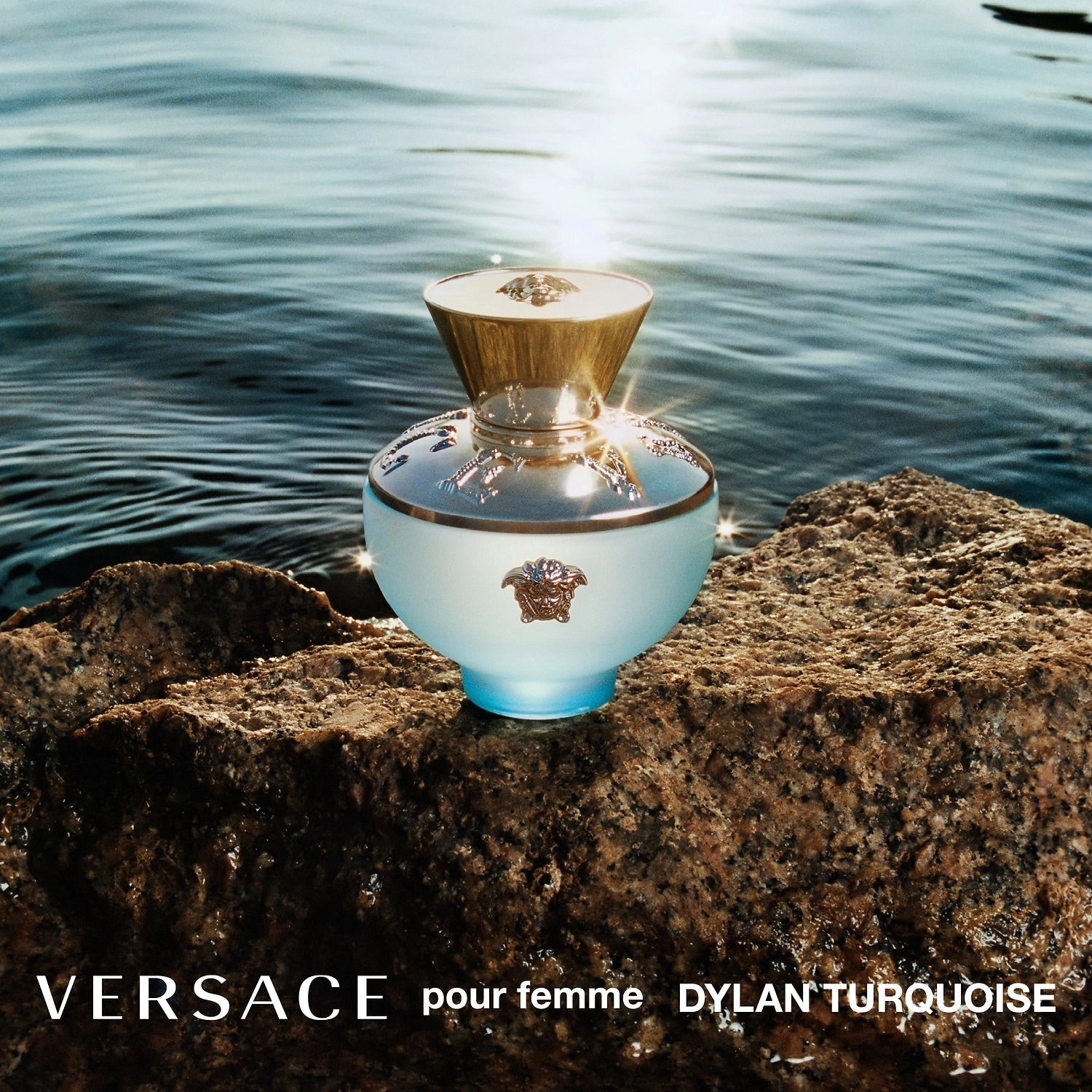 Versace Dylan Turquoise Pour Femme 0.3 oz/10 mL Fresh Florals Lemon Guava Musks - Image 10