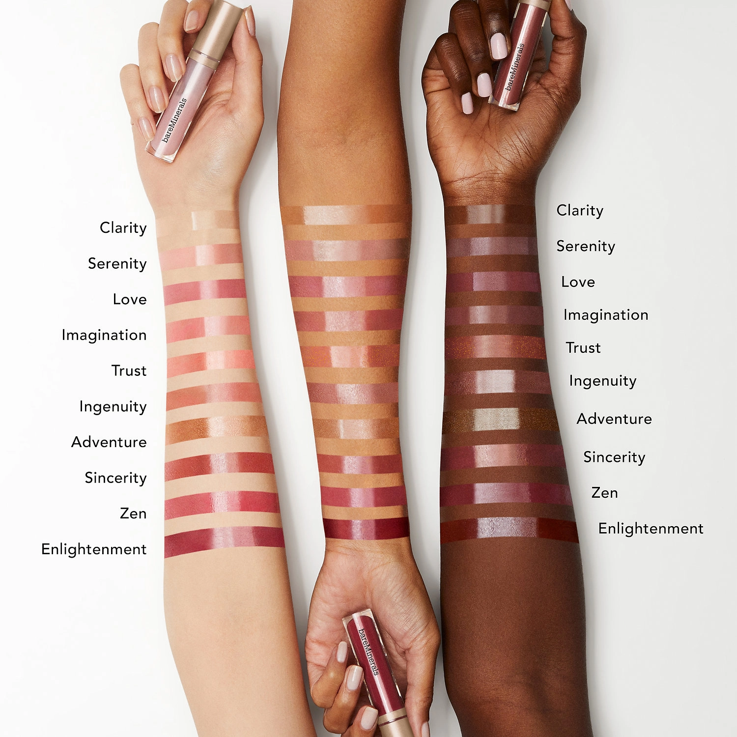 bareMinerals Mineralist Lip Gloss Balm - Nude Color, Vegan, High Shine, Hydrating - Image 3