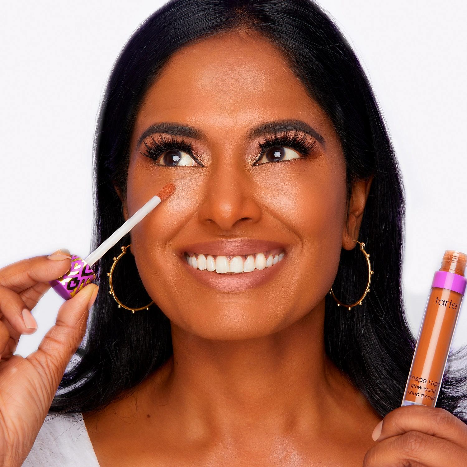 Tarte Shape Tape™ Glow Wand Dream - Champagne Glow Vegan Liquid Radiant Finish - Image 6