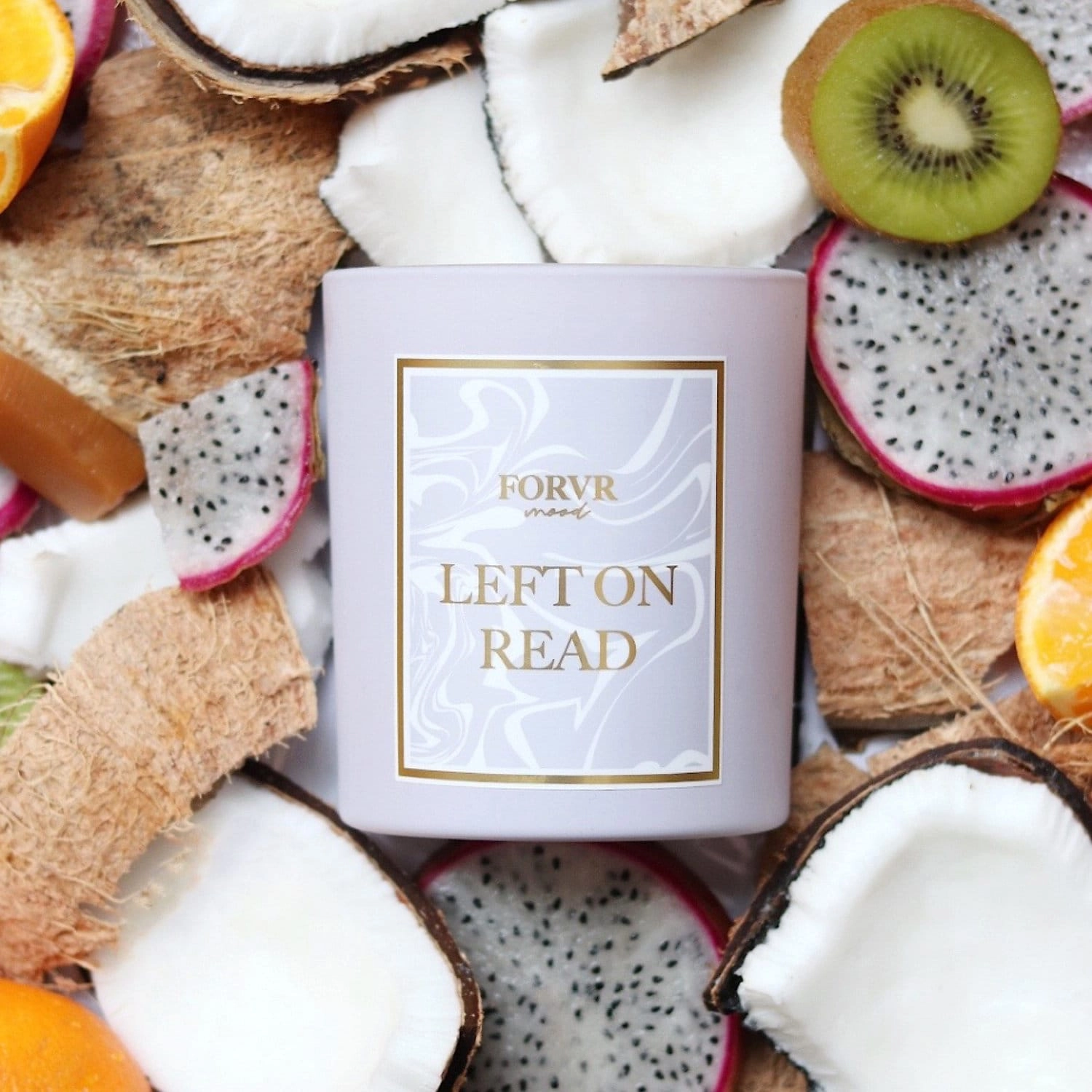 FORVR Mood Left On Read Candle 10 oz/ 283 g Vegan Warm & Spicy Scent - Image 2